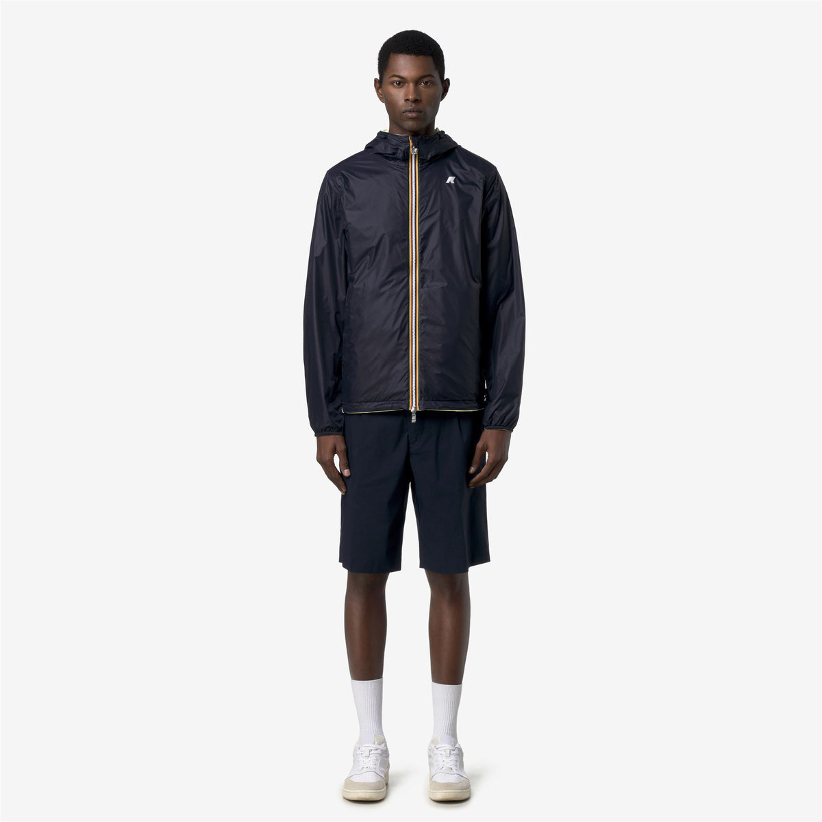 Jackets_Man_JAKE PLUS.2 DOUBLE_Short_Yellow Lime - Blue Depth - Commercial 7
