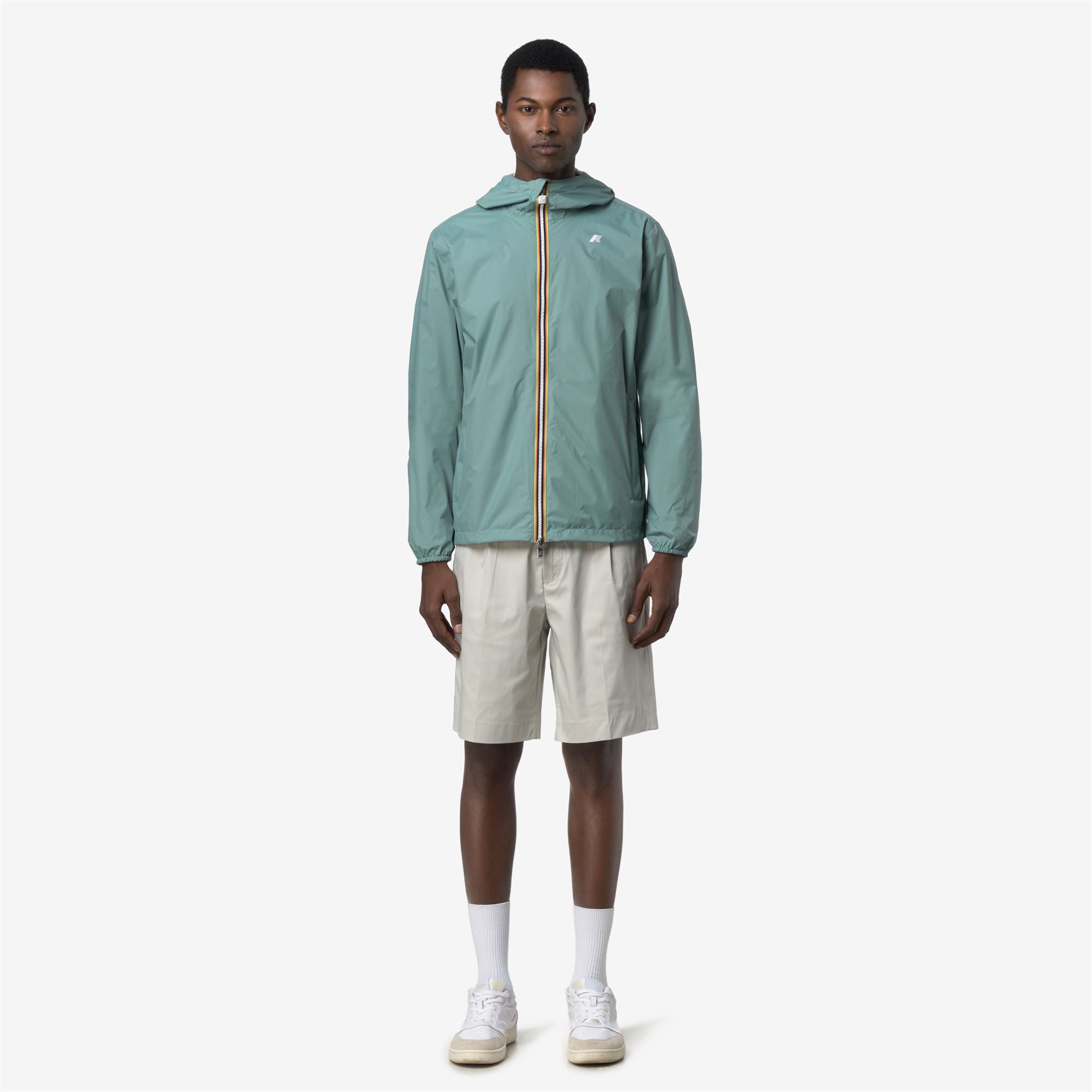 Jackets_Man_JAKE PLUS.2 DOUBLE_Short_Green Mine - BEIGE LT - Commercial 4