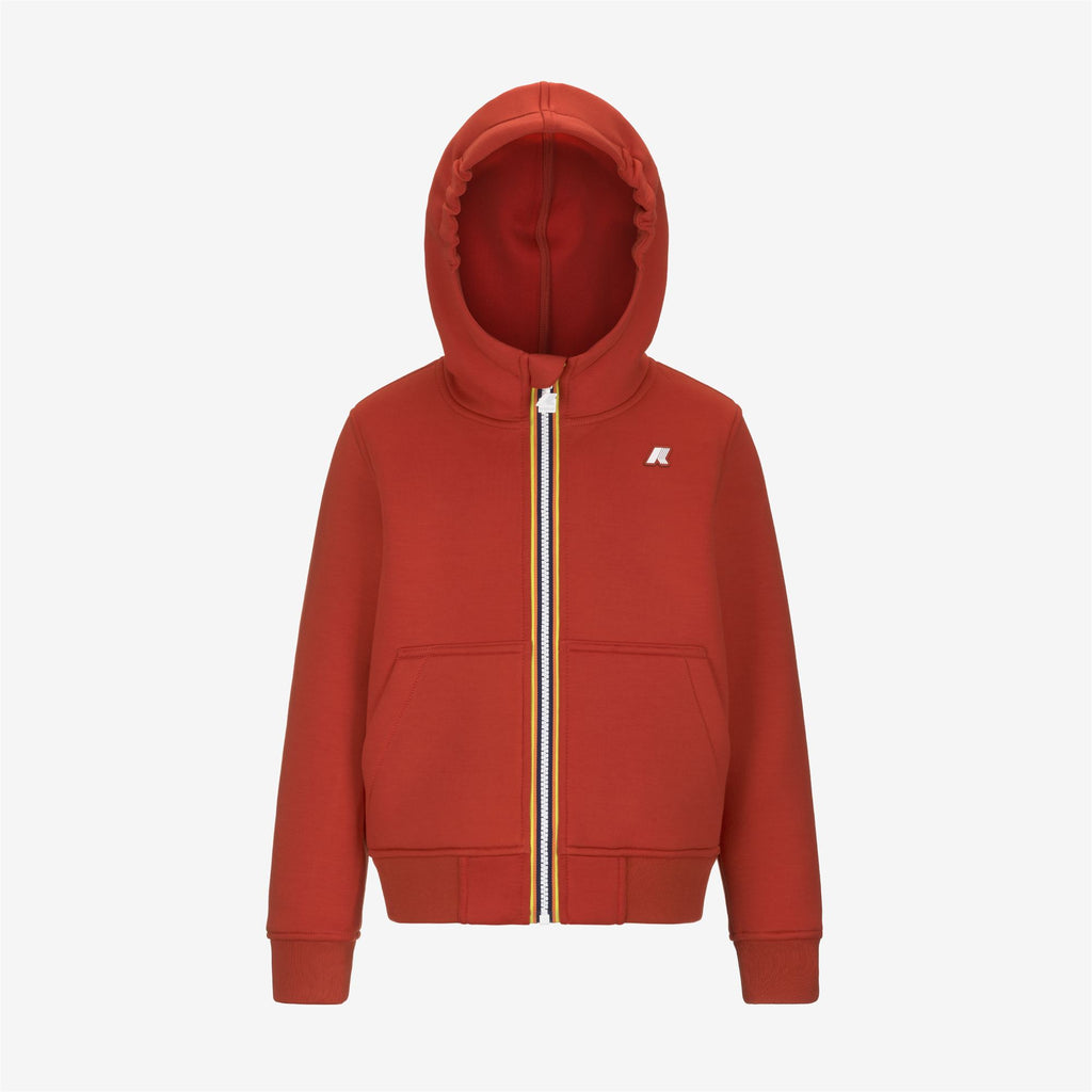 Fleece_BOY_P. BERENGER SPACER_Jacket_Red Pompeian - Commercial 1