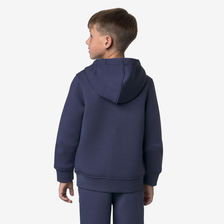 Chaqueta polar ligera con capucha para niño en color cobalto intenso 5