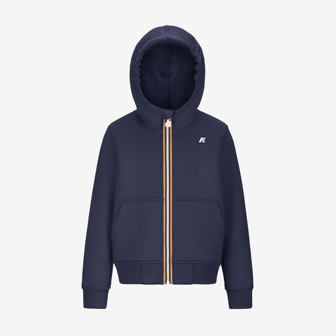 Chaqueta polar ligera con capucha para niño en color cobalto intenso 01