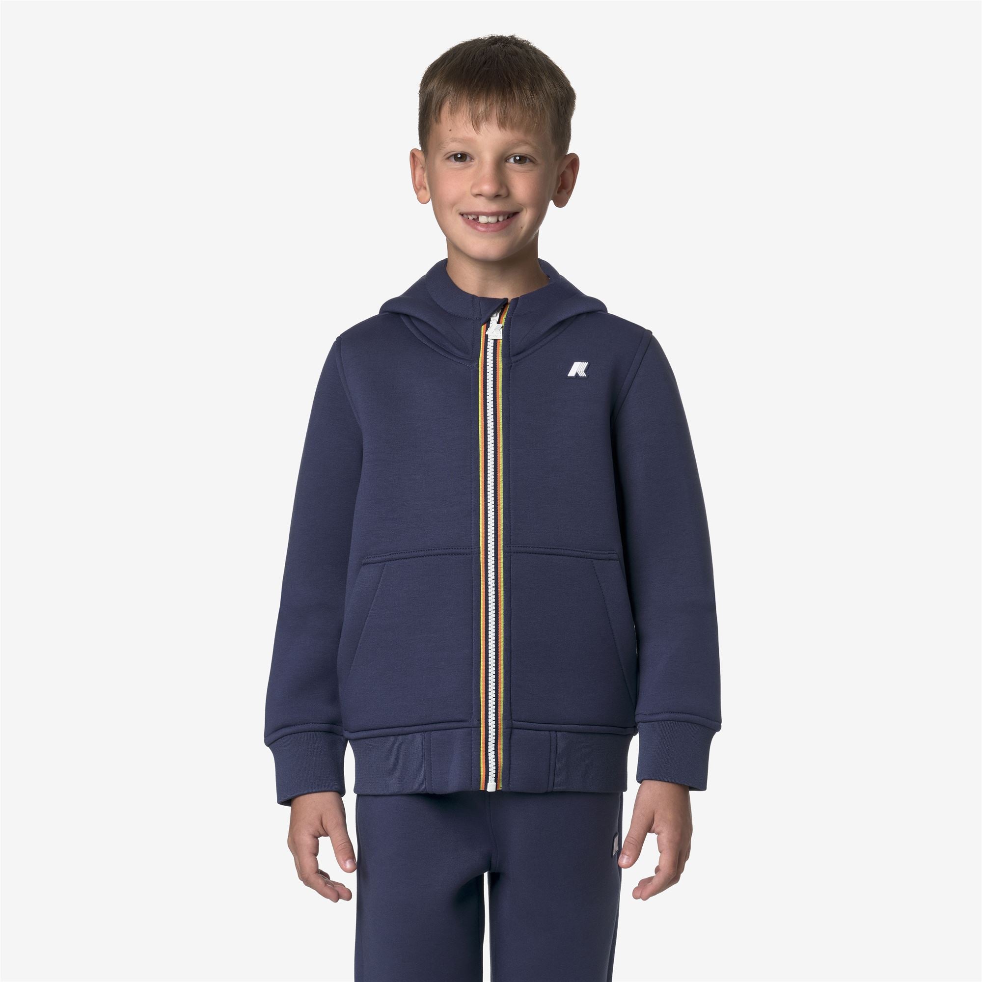 Fleece_BOY_P. BERENGER SPACER_Jacket_Blue Deep Cobalt - Commercial 3