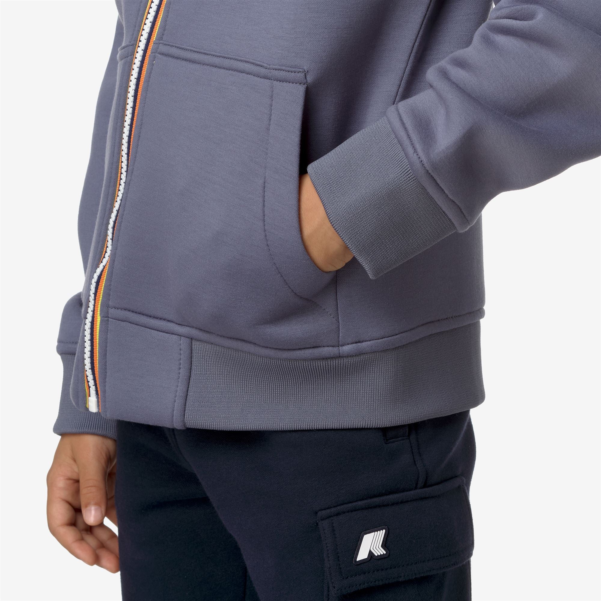 Fleece_BOY_P. BERENGER SPACER_Jacket_Grey Blue Avio - Commercial 7
