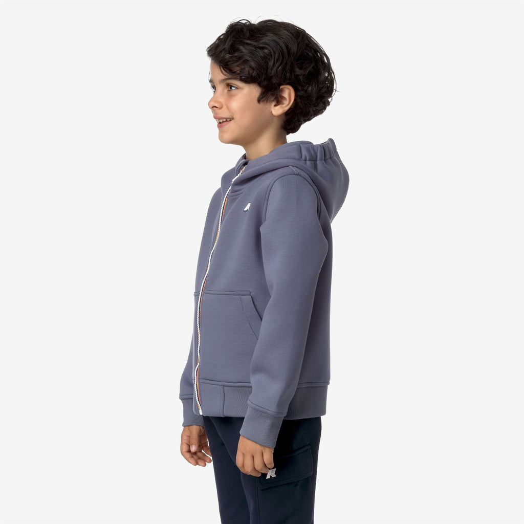 Fleece_BOY_P. BERENGER SPACER_Jacket_Grey Blue Avio - Commercial 5