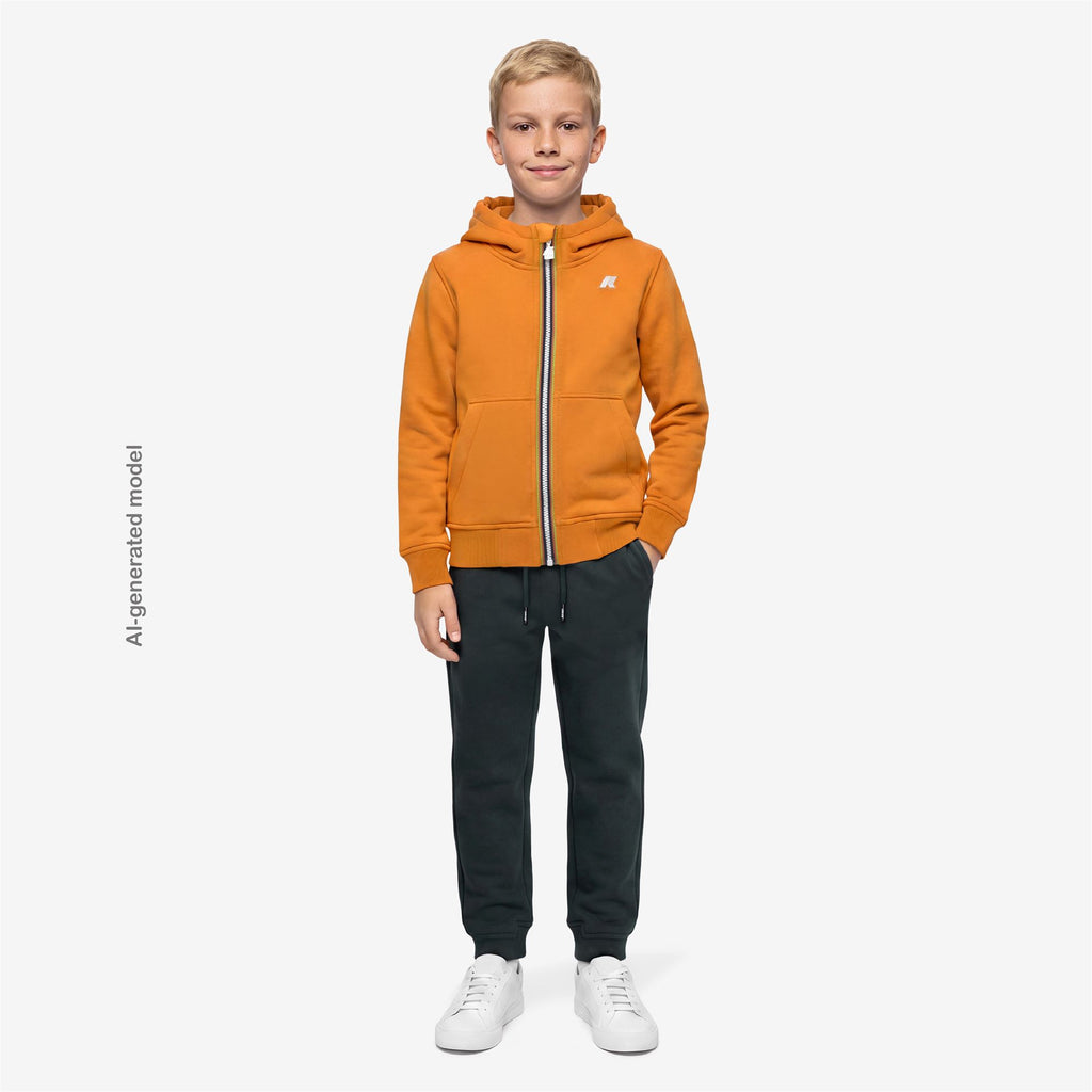 Fleece_BOY_P. BERENGER SPACER_Jacket_Orange Md - Commercial 7
