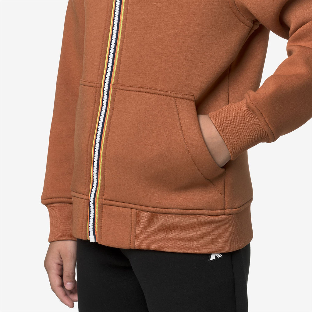 Fleece_BOY_P. BERENGER SPACER_Jacket_Orange Adobe - Commercial 7