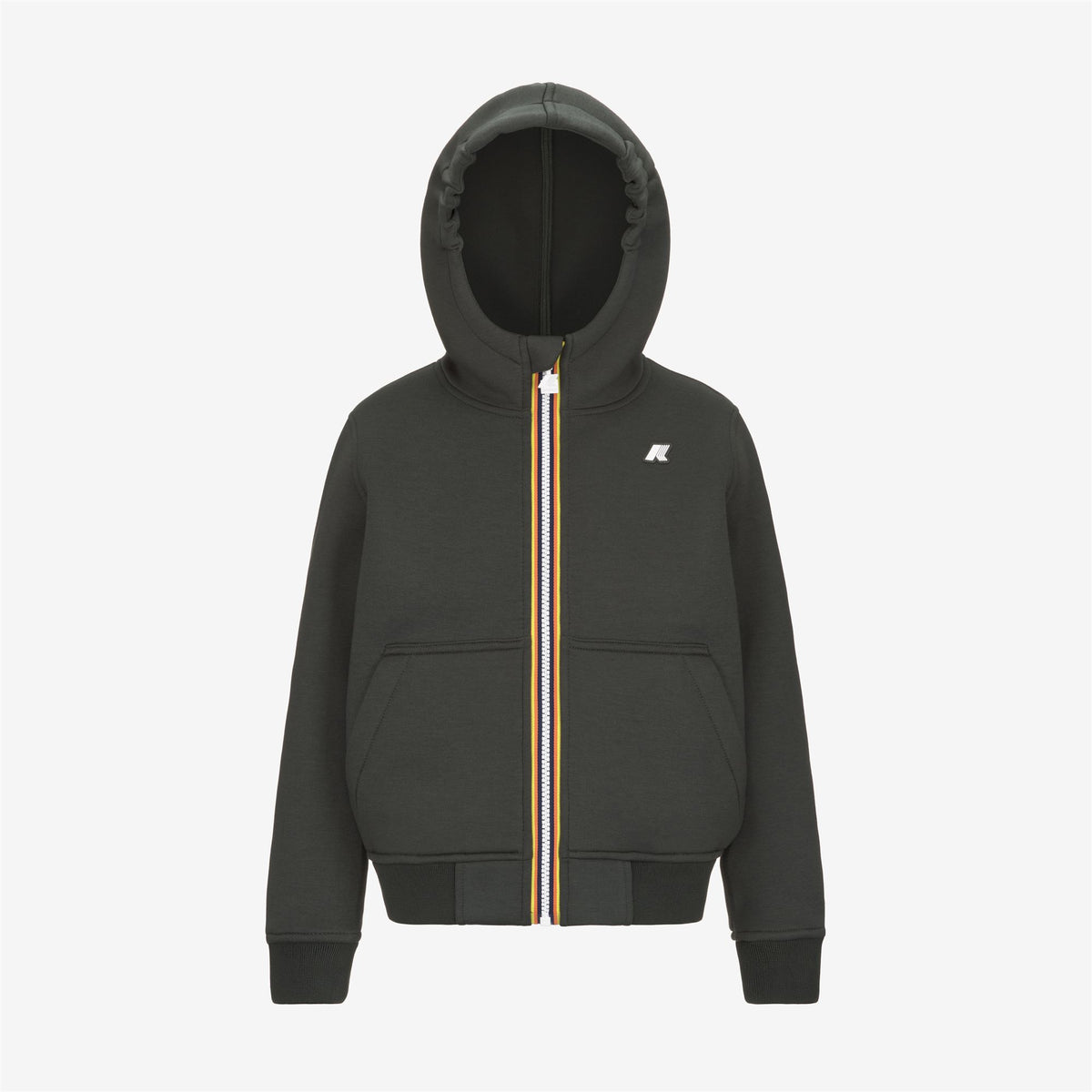 Fleece_BOY_P. BERENGER SPACER_Jacket_GREEN BLACKISH - Commercial 1