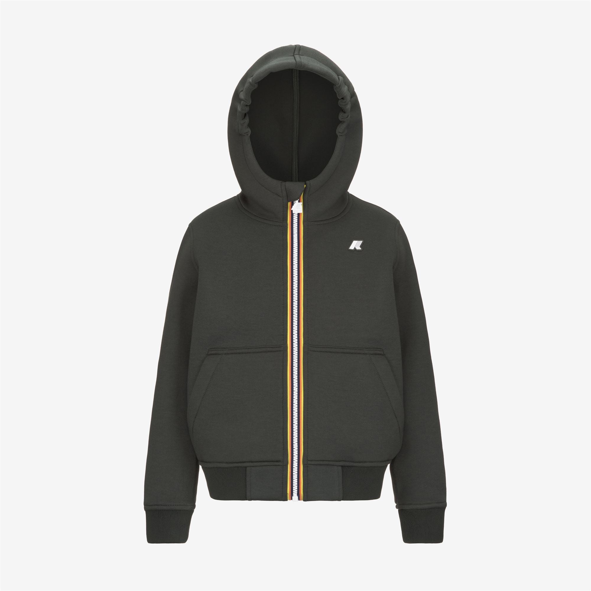 Fleece_BOY_P. BERENGER SPACER_Jacket_GREEN BLACKISH - Commercial 1