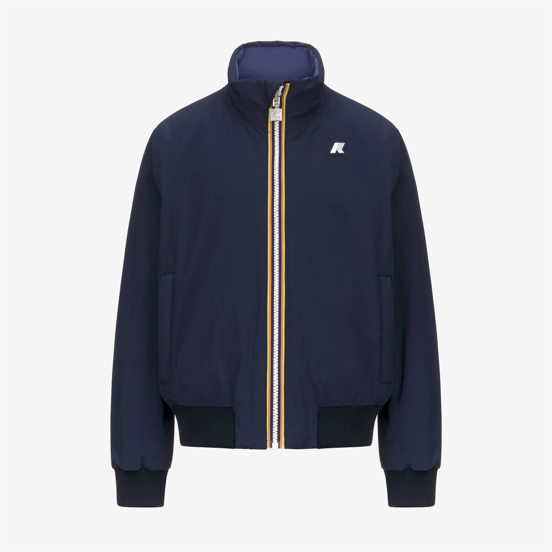 Blue boys' Reversible Mid-Season Jacket with Insulation 01