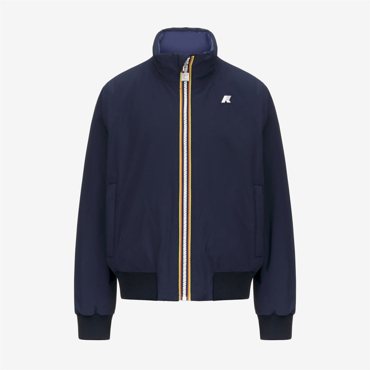 Blue boys' Reversible Mid-Season Jacket with Insulation 1