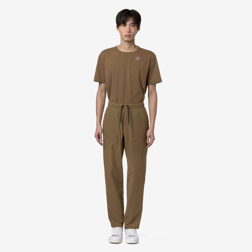 Pants_UNISEX_MED TRAVEL_Sport Trousers_Brown Corda - Commercial 4