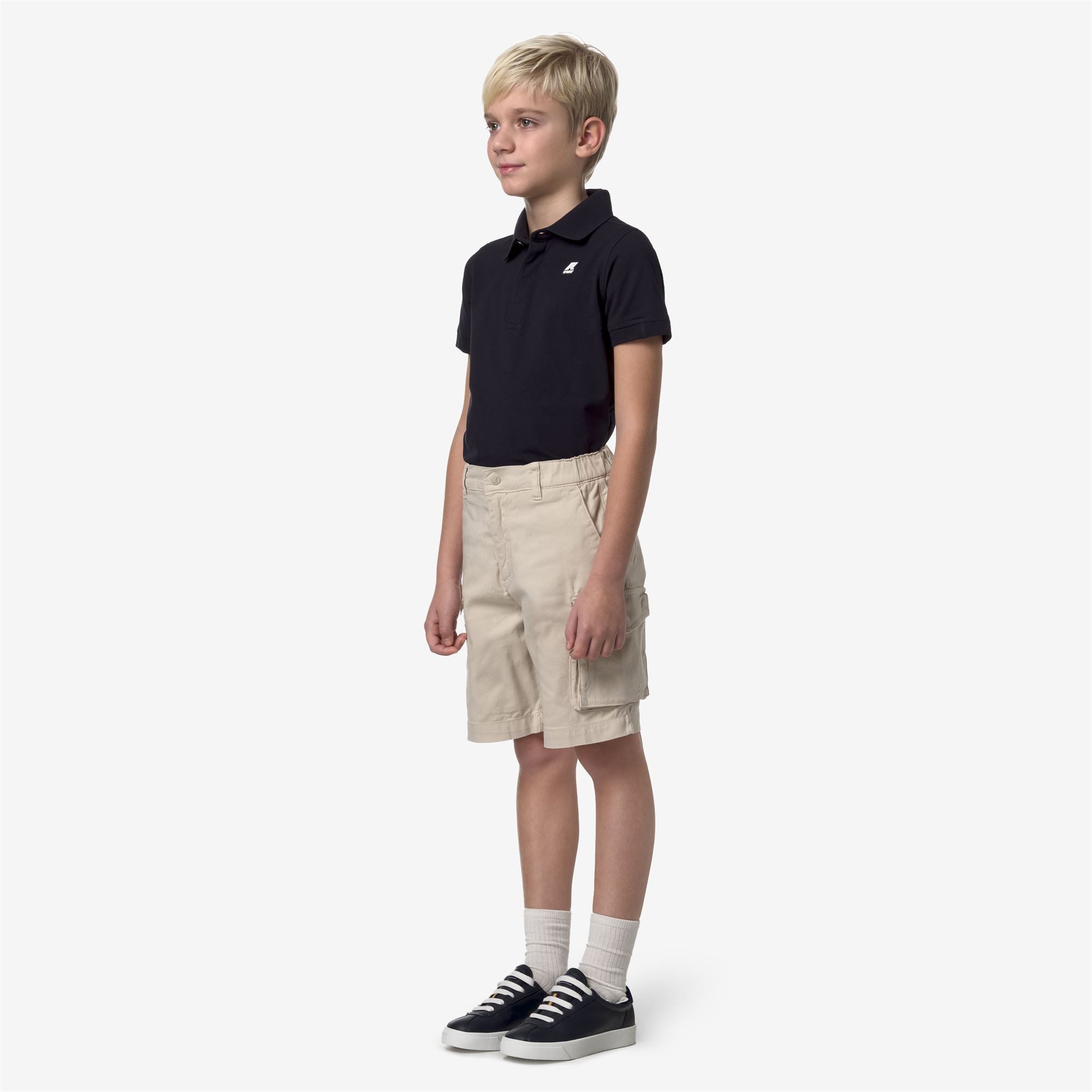 Shorts_Boy_P. DAVON_Cargo_BEIGE LT - Commercial 5