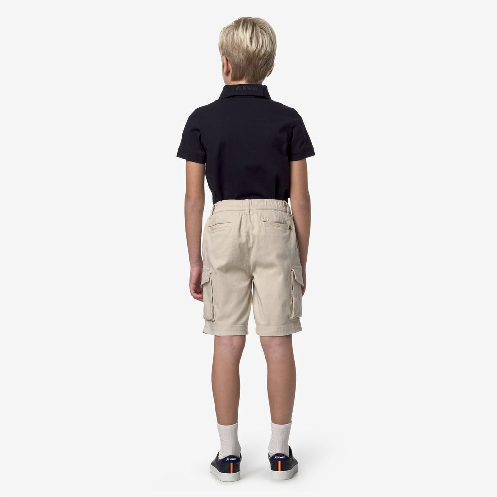 Shorts_Boy_P. DAVON_Cargo_BEIGE LT - Commercial 6