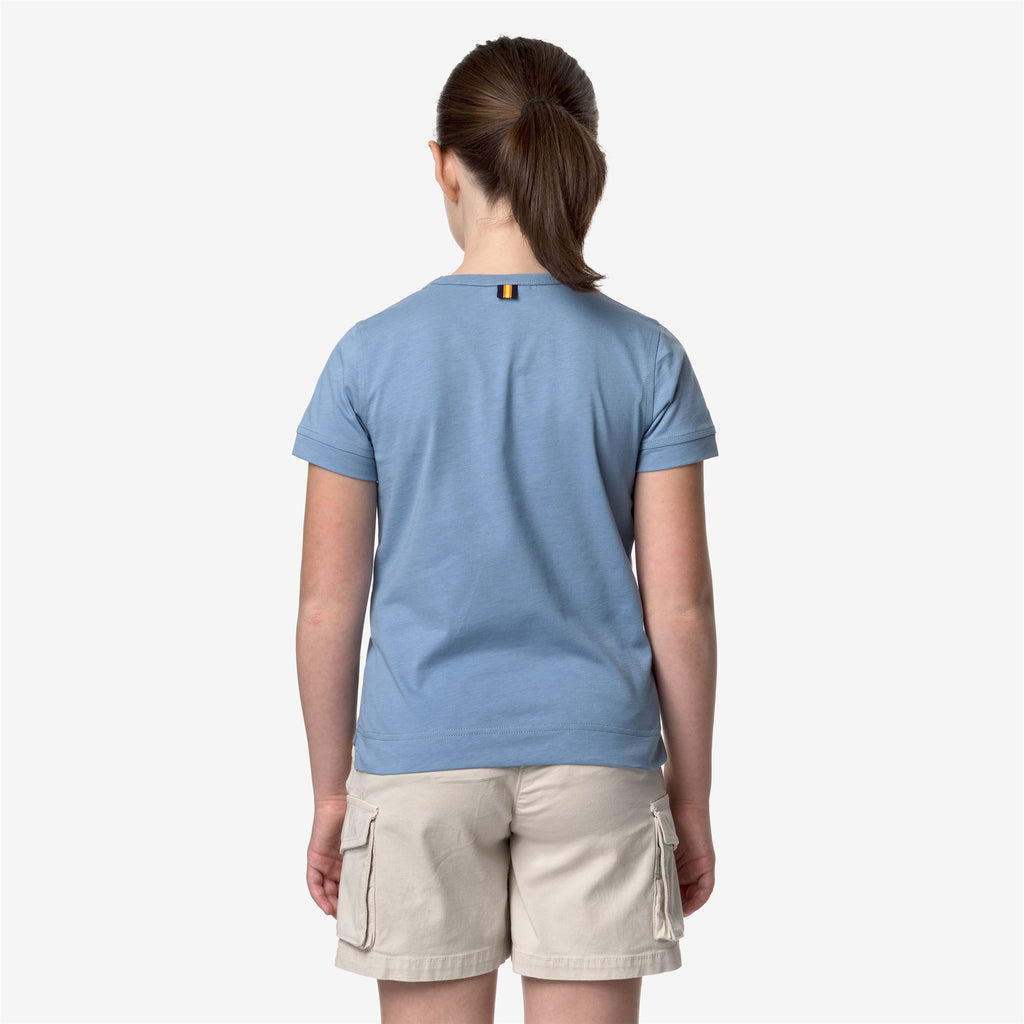 T-Shirts & Top_Girl_P. EMEL CLOUDY_T-Shirt_Blue Allure - Commercial 6
