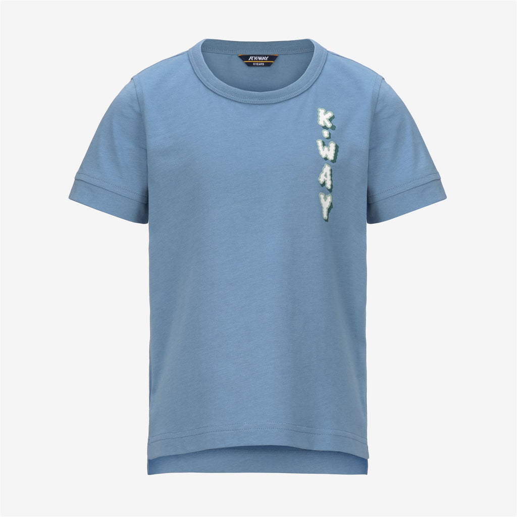 T-Shirts & Top_Girl_P. EMEL CLOUDY_T-Shirt_Blue Allure - Commercial 1