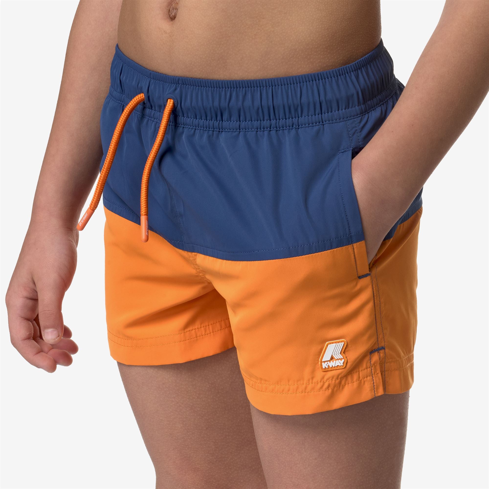 Bathing Suits_Boy_P. LESLIE_Swimming Trunks_Blue Fiord - Orange Md - Commercial 7