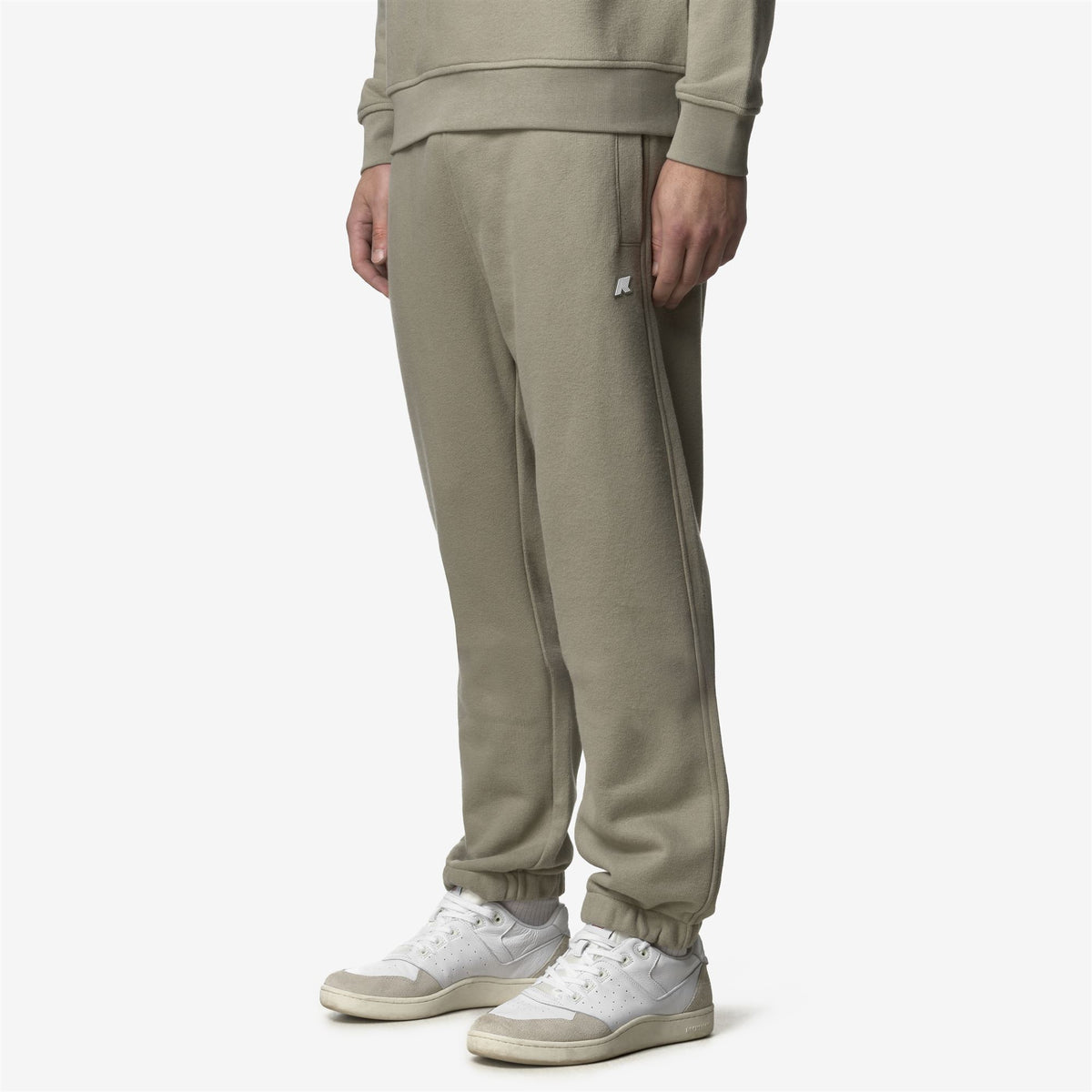 Pants_MAN_MICKYEL HEAVY FLEECE_Sport Trousers_Green Oak - Commercial 5