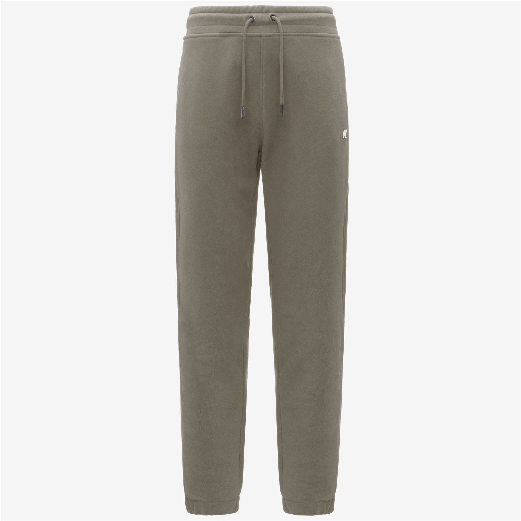 Pants_MAN_MICKYEL HEAVY FLEECE_Sport Trousers_Green Oak - Commercial 1