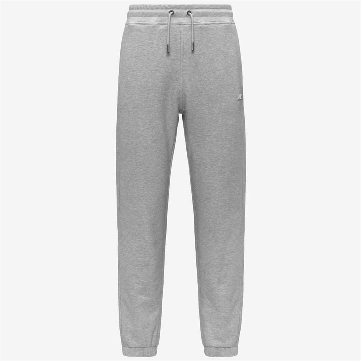Pantalones deportivos de polar gris para hombre con cintura ajustable 1