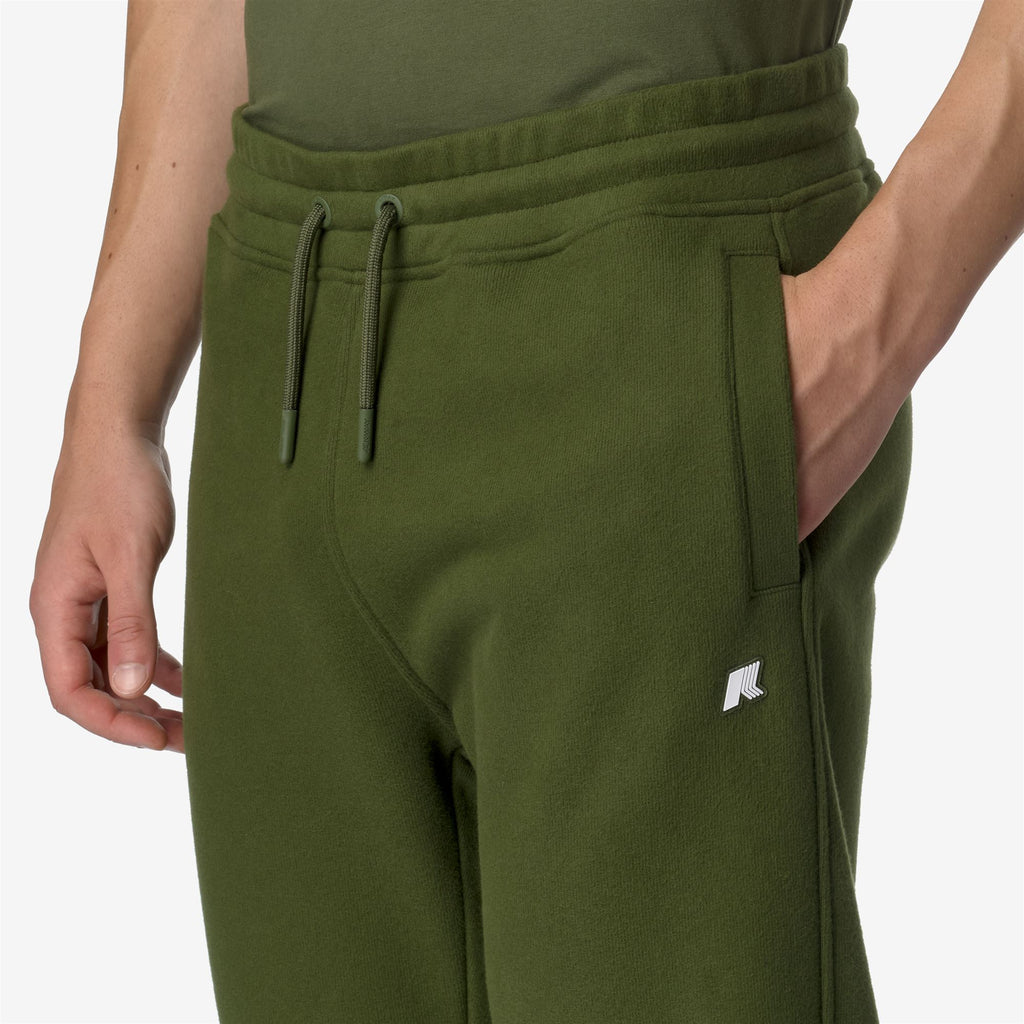 Pants_MAN_MICKYEL HEAVY FLEECE_Sport Trousers_Green Cypress - Commercial 7