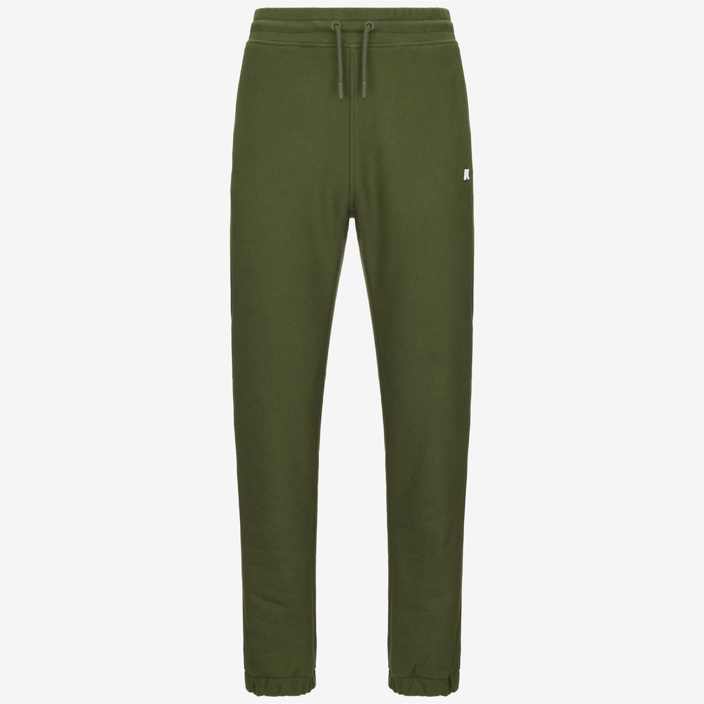 Pants_MAN_MICKYEL HEAVY FLEECE_Sport Trousers_Green Cypress - Commercial 1