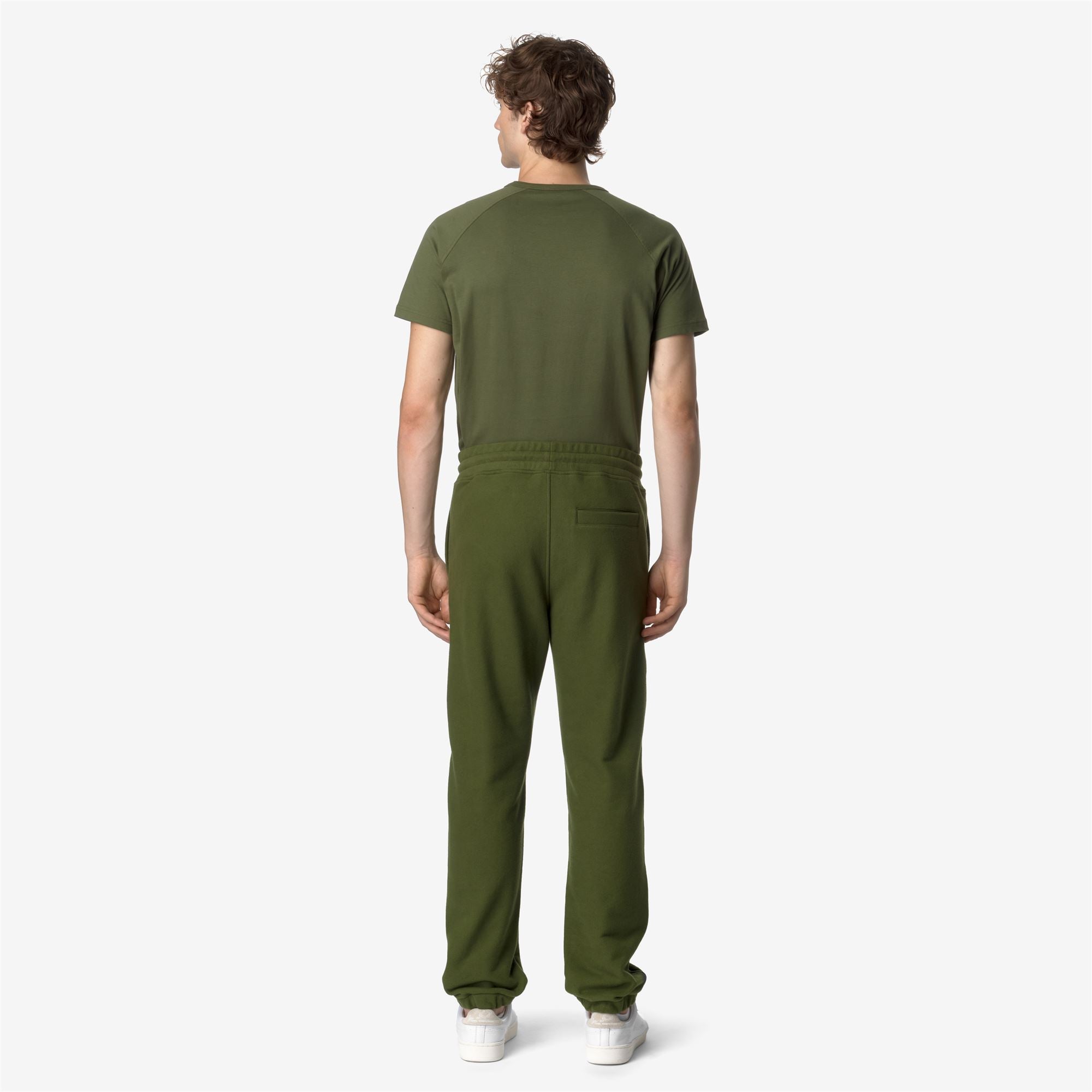 Pants_MAN_MICKYEL HEAVY FLEECE_Sport Trousers_Green Cypress - Commercial 6