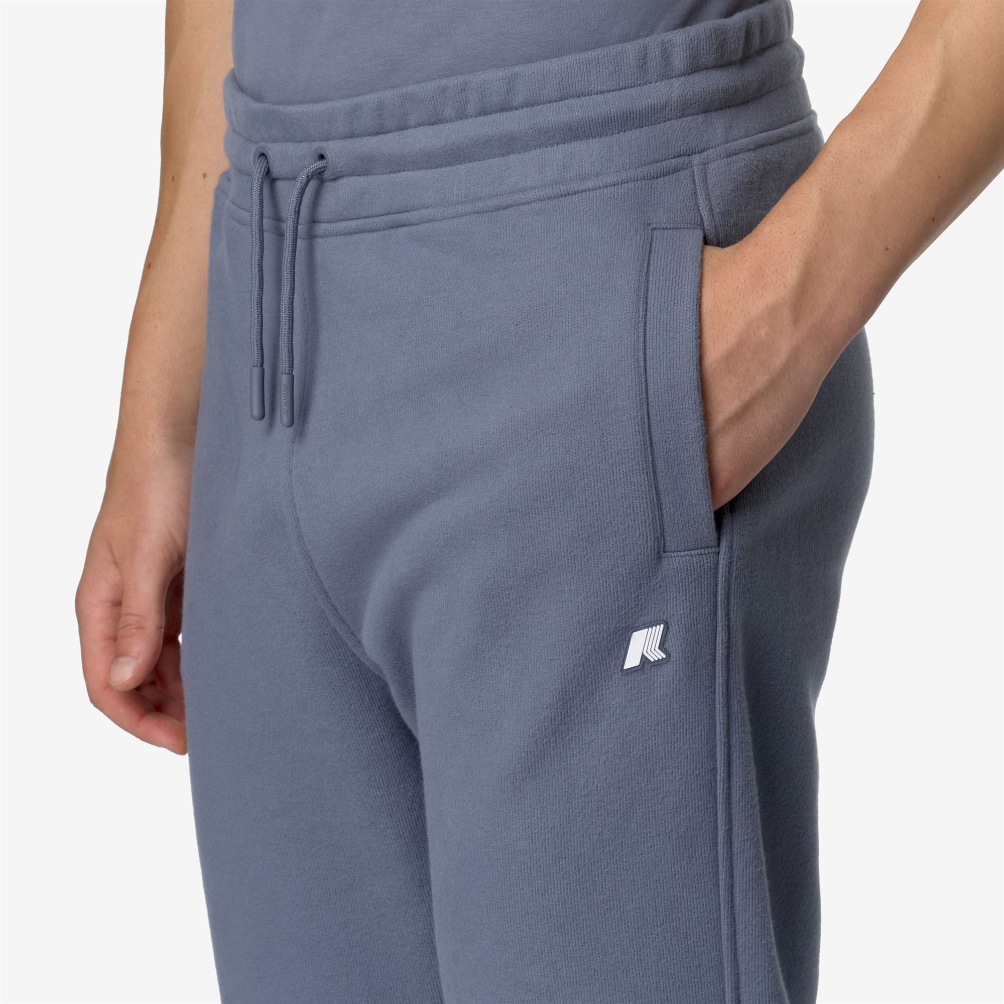 Pants_MAN_MICKYEL HEAVY FLEECE_Sport Trousers_Grey Blue Avio - Commercial 7