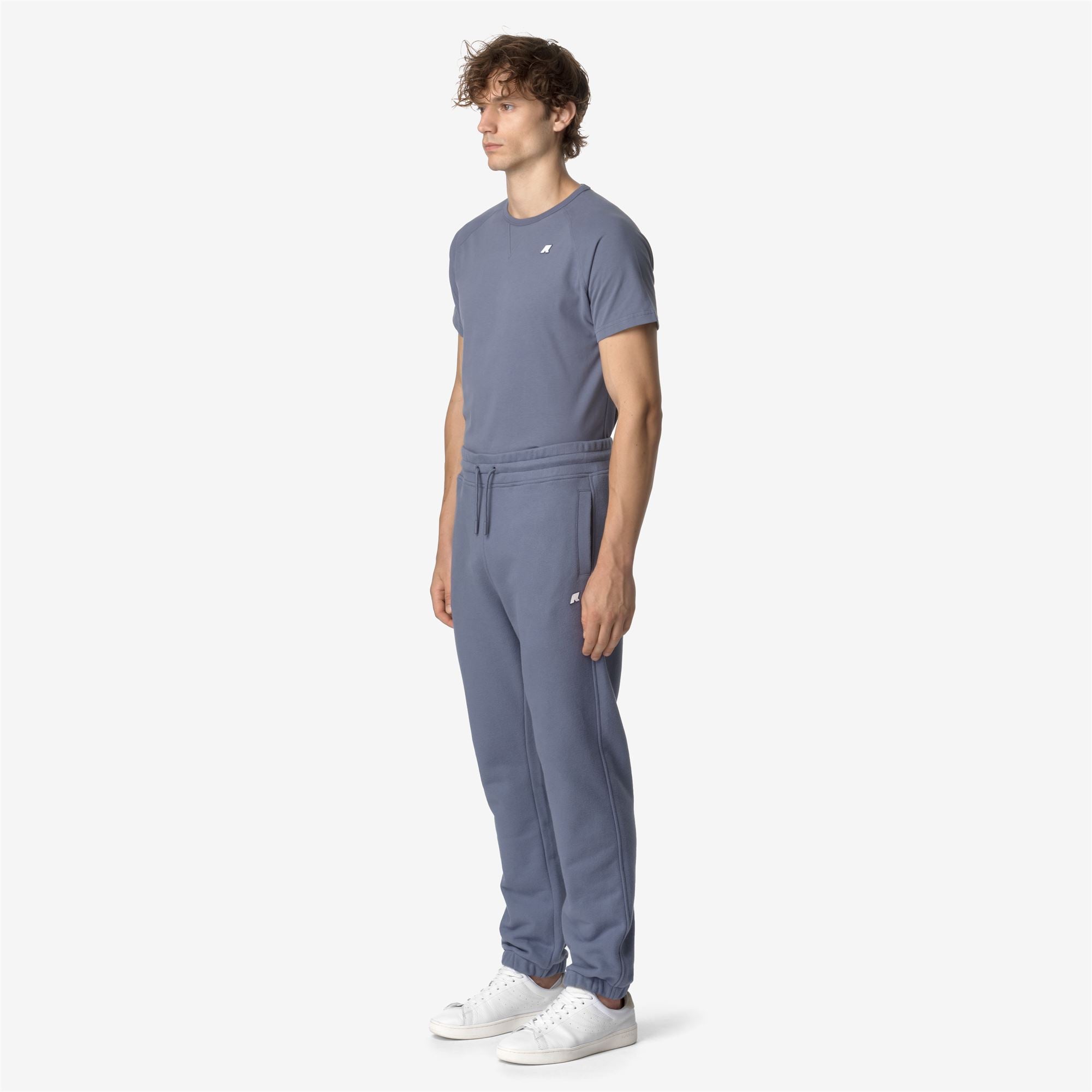 Pants_MAN_MICKYEL HEAVY FLEECE_Sport Trousers_Grey Blue Avio - Commercial 5