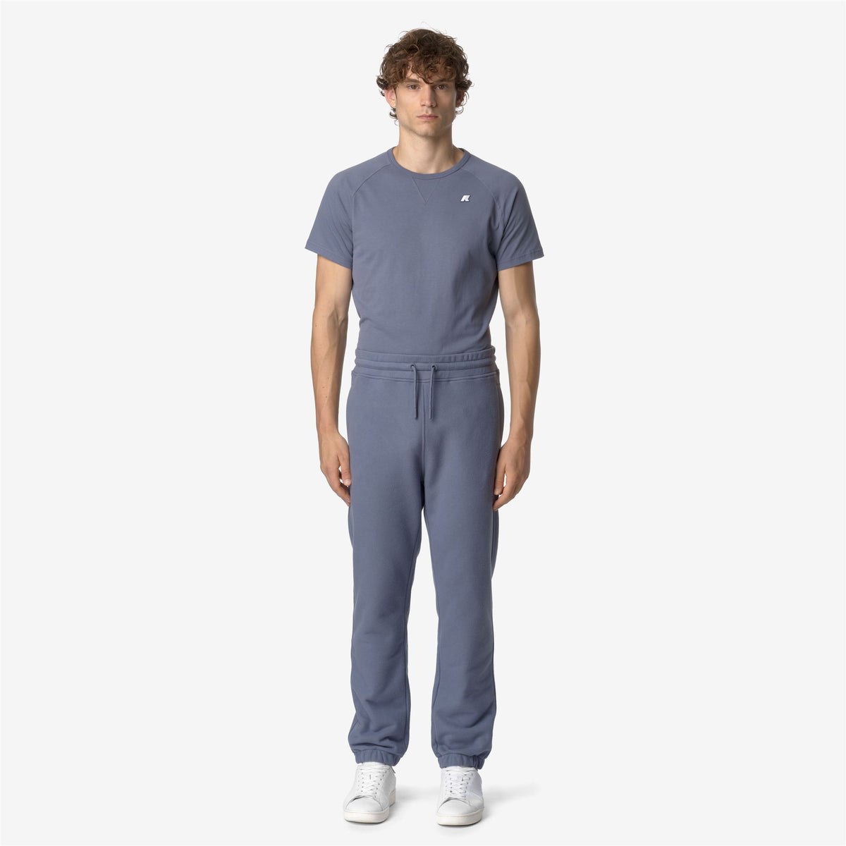Pants_MAN_MICKYEL HEAVY FLEECE_Sport Trousers_Grey Blue Avio - Commercial 4