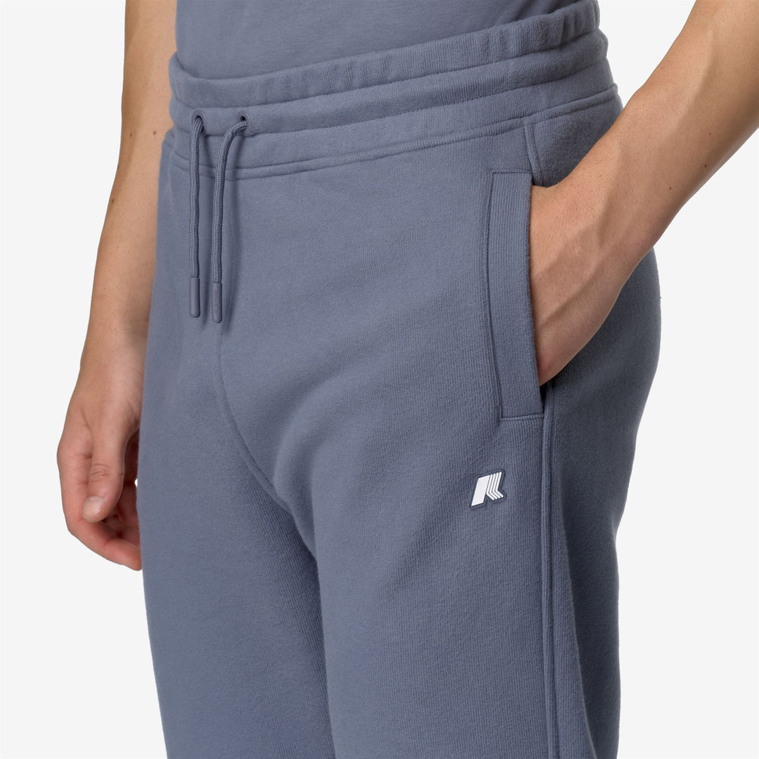 Grey Blue Men's Fleece Jogging Pants for Athleisure and Comfort main