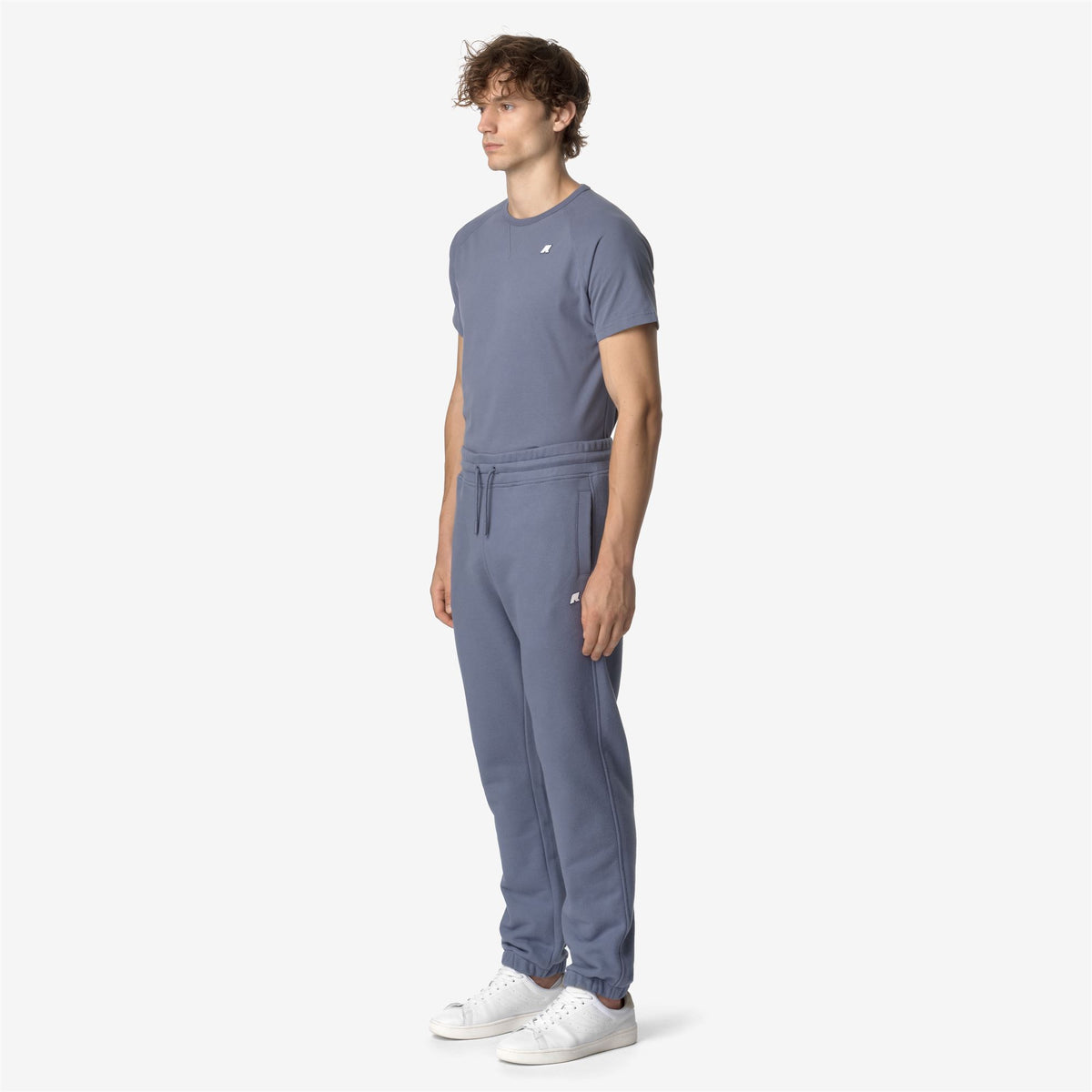 Pants_MAN_MICKYEL HEAVY FLEECE_Sport Trousers_Grey Blue Avio - Commercial 5
