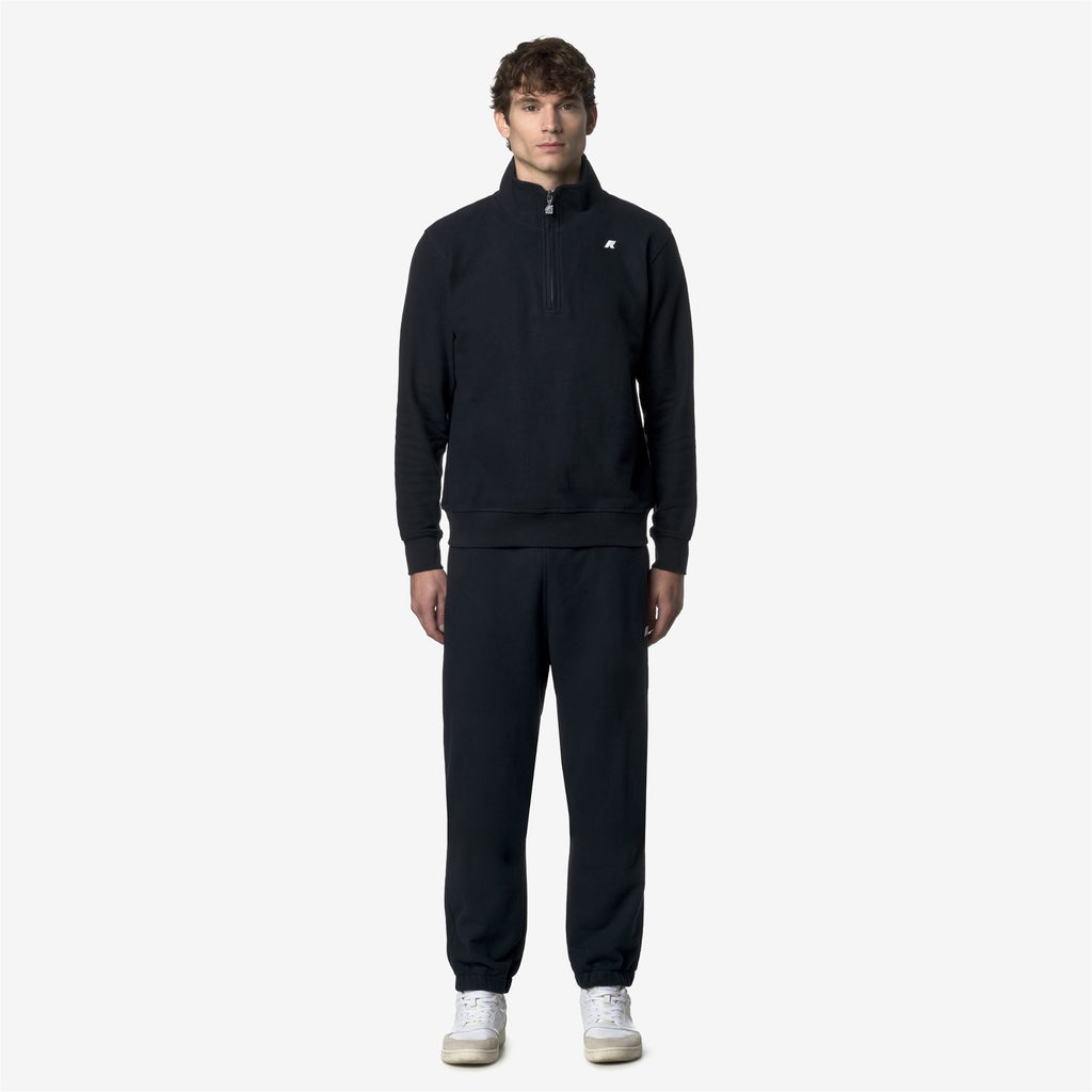 Pants_MAN_MICKYEL HEAVY FLEECE_Sport Trousers_Blue Depth - Commercial 4