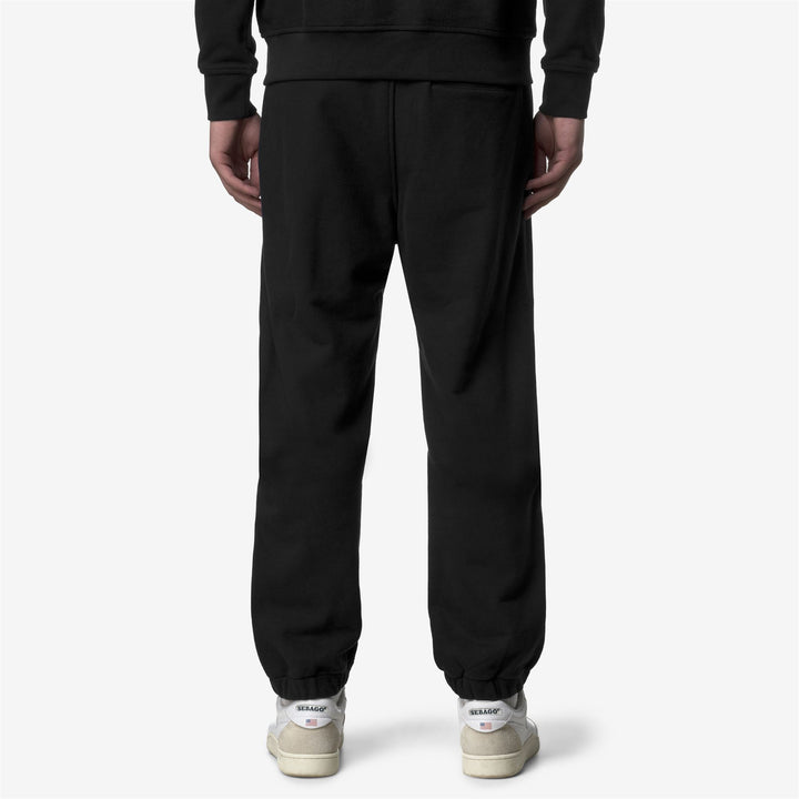 Pantalones de chándal de forro polar negros y grises para hombre 5