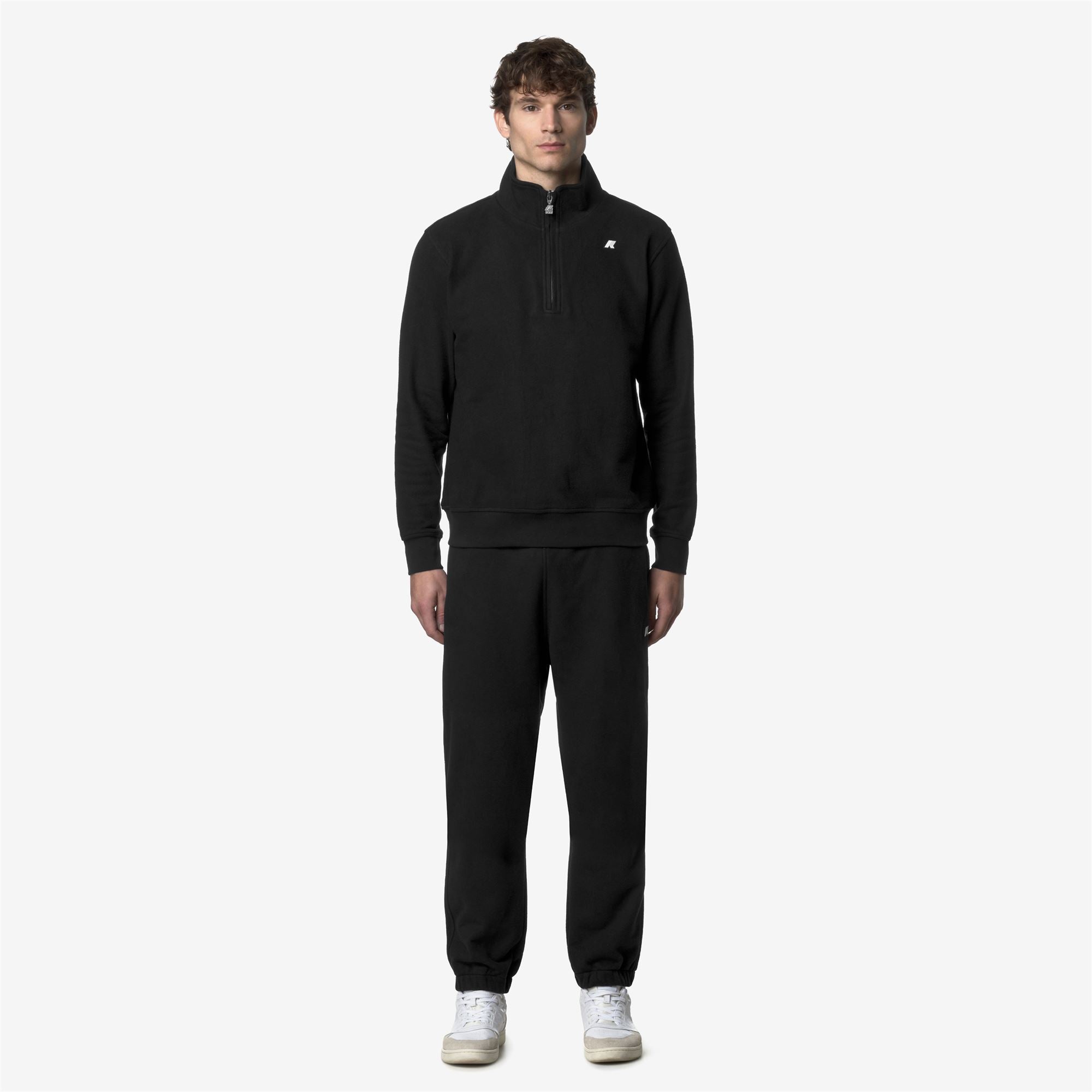 Pants_MAN_MICKYEL HEAVY FLEECE_Sport Trousers_Black Pure - Commercial 4