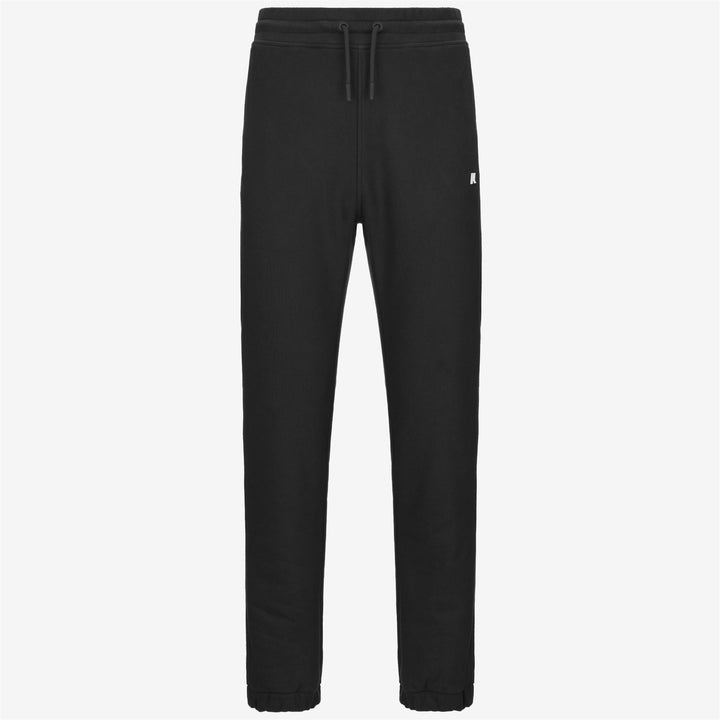 Pantalones de chándal de forro polar negros y grises para hombre 1