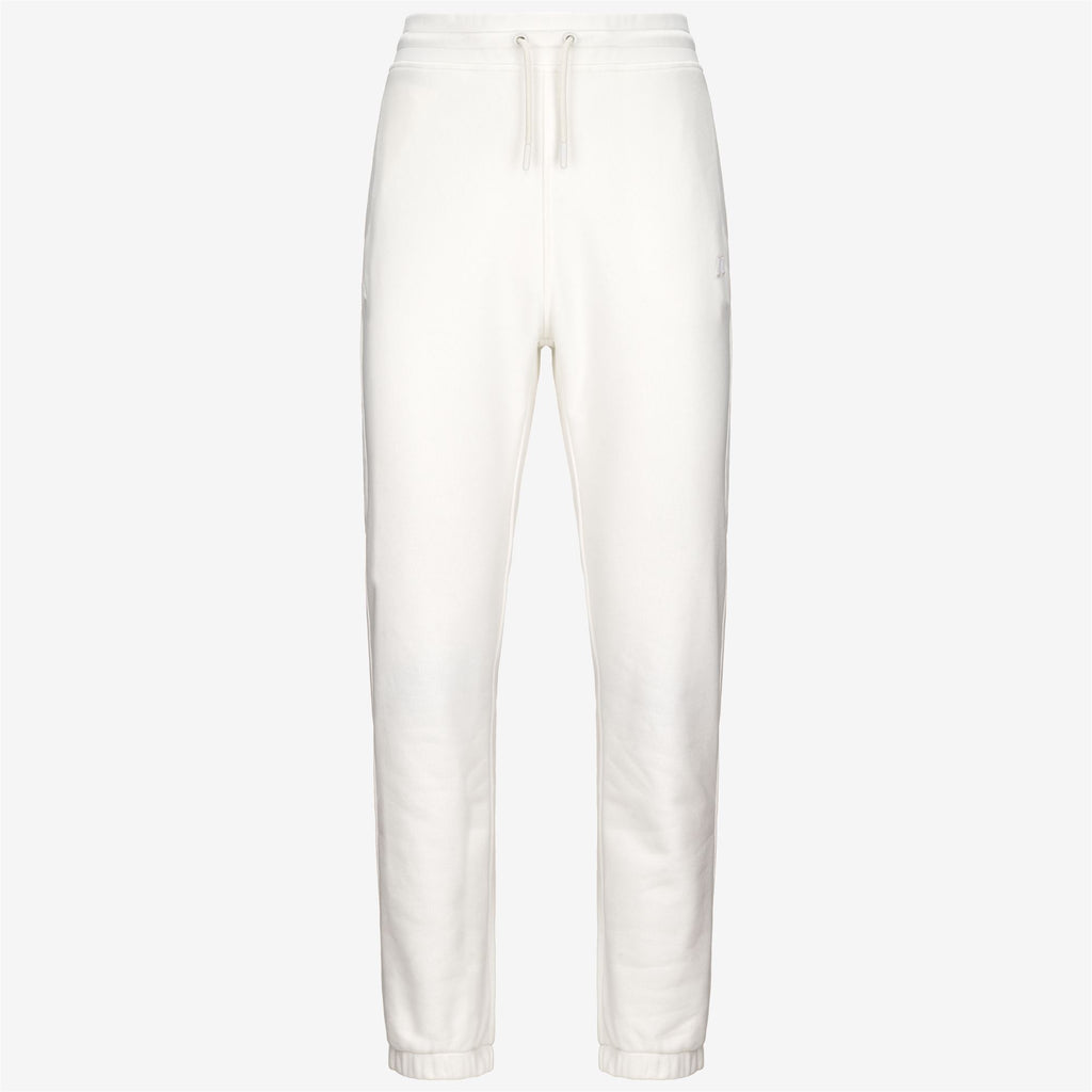 Pants_MAN_MICKYEL HEAVY FLEECE_Sport Trousers_White Gardenia - Commercial 1