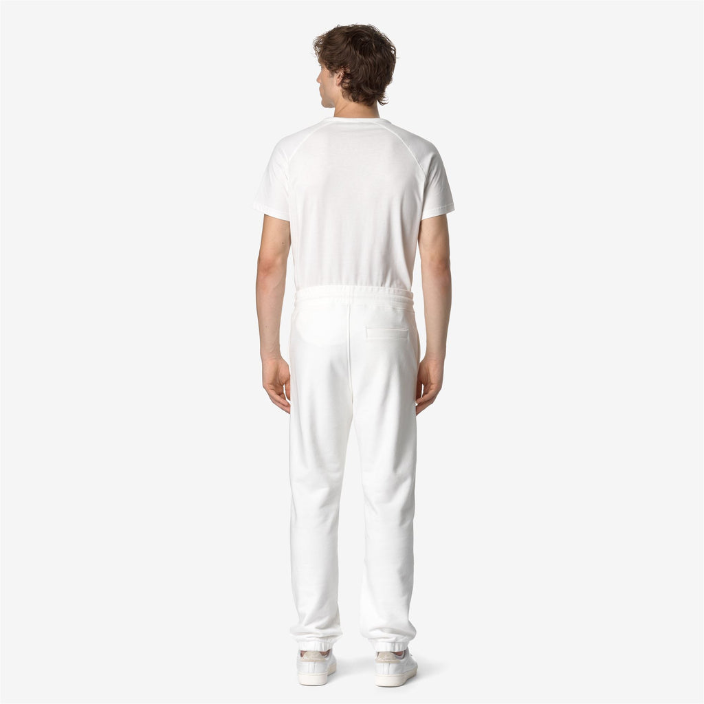 Pants_MAN_MICKYEL HEAVY FLEECE_Sport Trousers_White Gardenia - Commercial 6