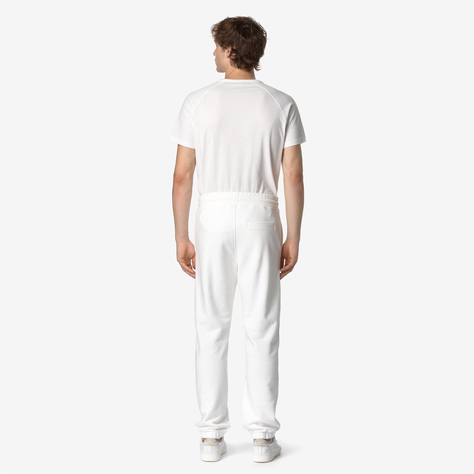 Pants_MAN_MICKYEL HEAVY FLEECE_Sport Trousers_White Gardenia - Commercial 6