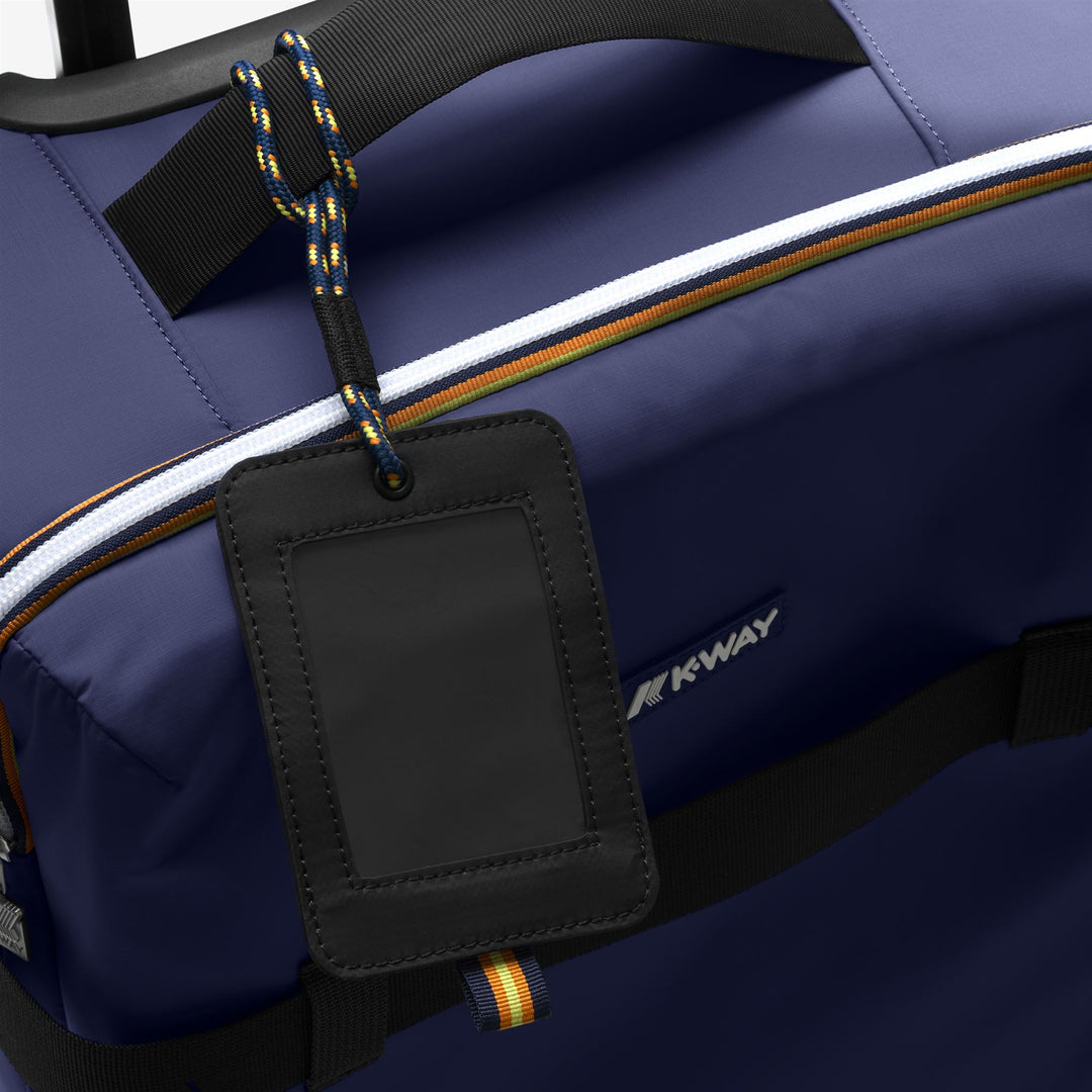 Deep Blue Unisex Trolley Luggage Bag with Organiser Pockets main