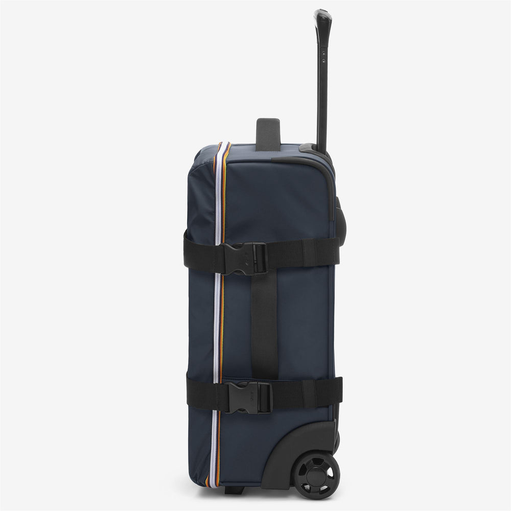 Maleta con ruedas unisex azul con compartimentos organizadores 02
