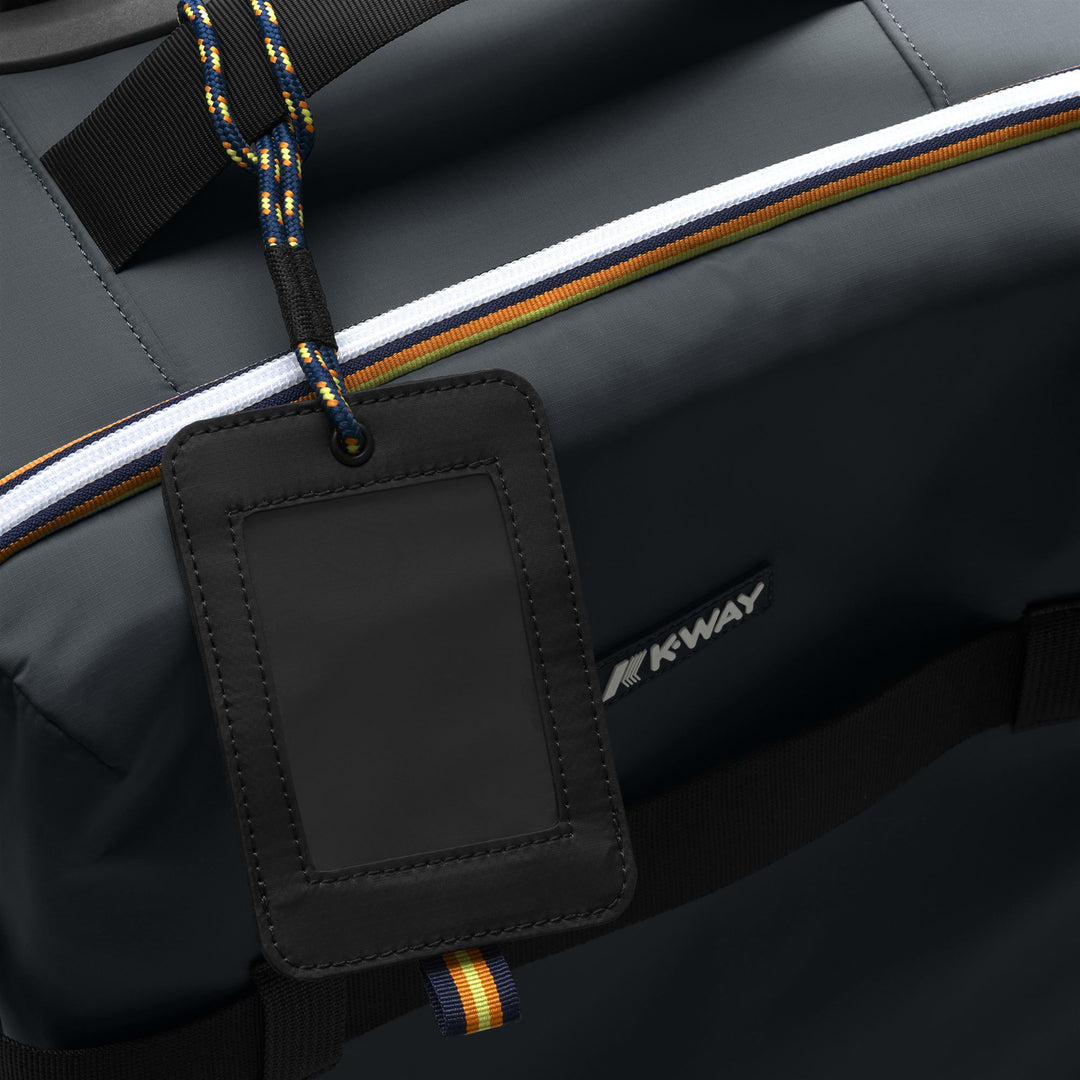 Valigia trolley da cabina unisex grigia con tasche organizzative main