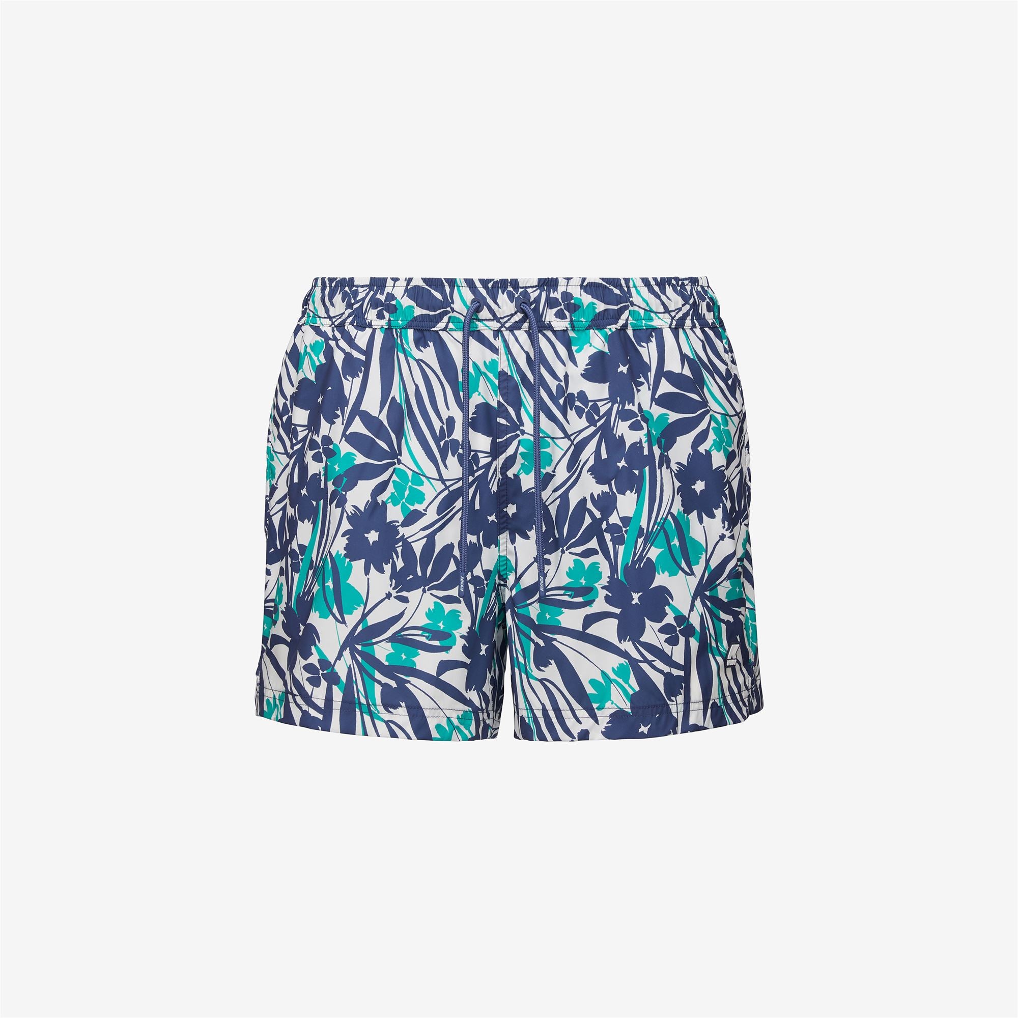 Bathing Suits_MAN_AIRY GRAPHIC_Swimming Trunks_Flowers White Indigo - Commercial 1