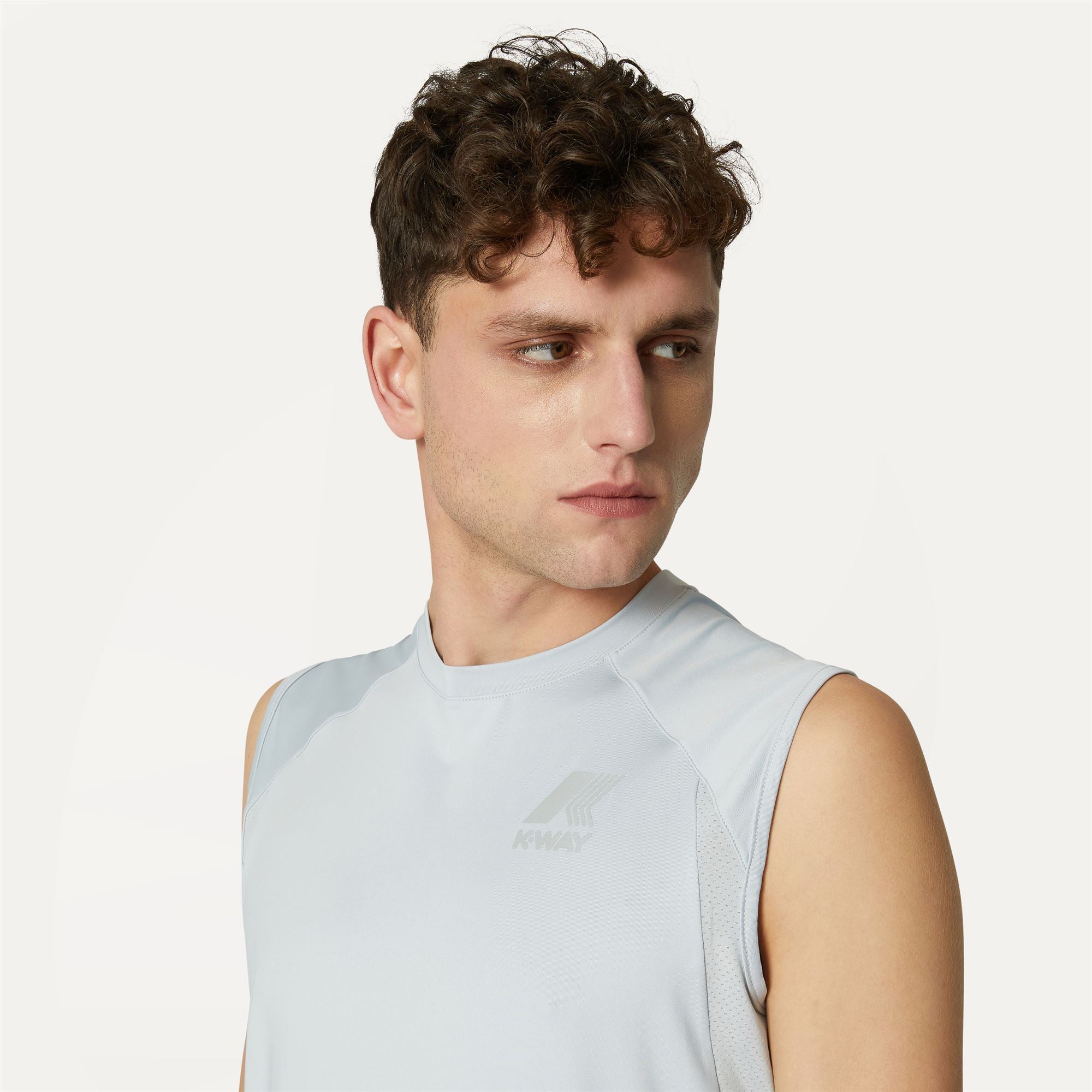 T-Shirts & Top_Man_MANTEN_Tank_Grey Lt - Commercial 7