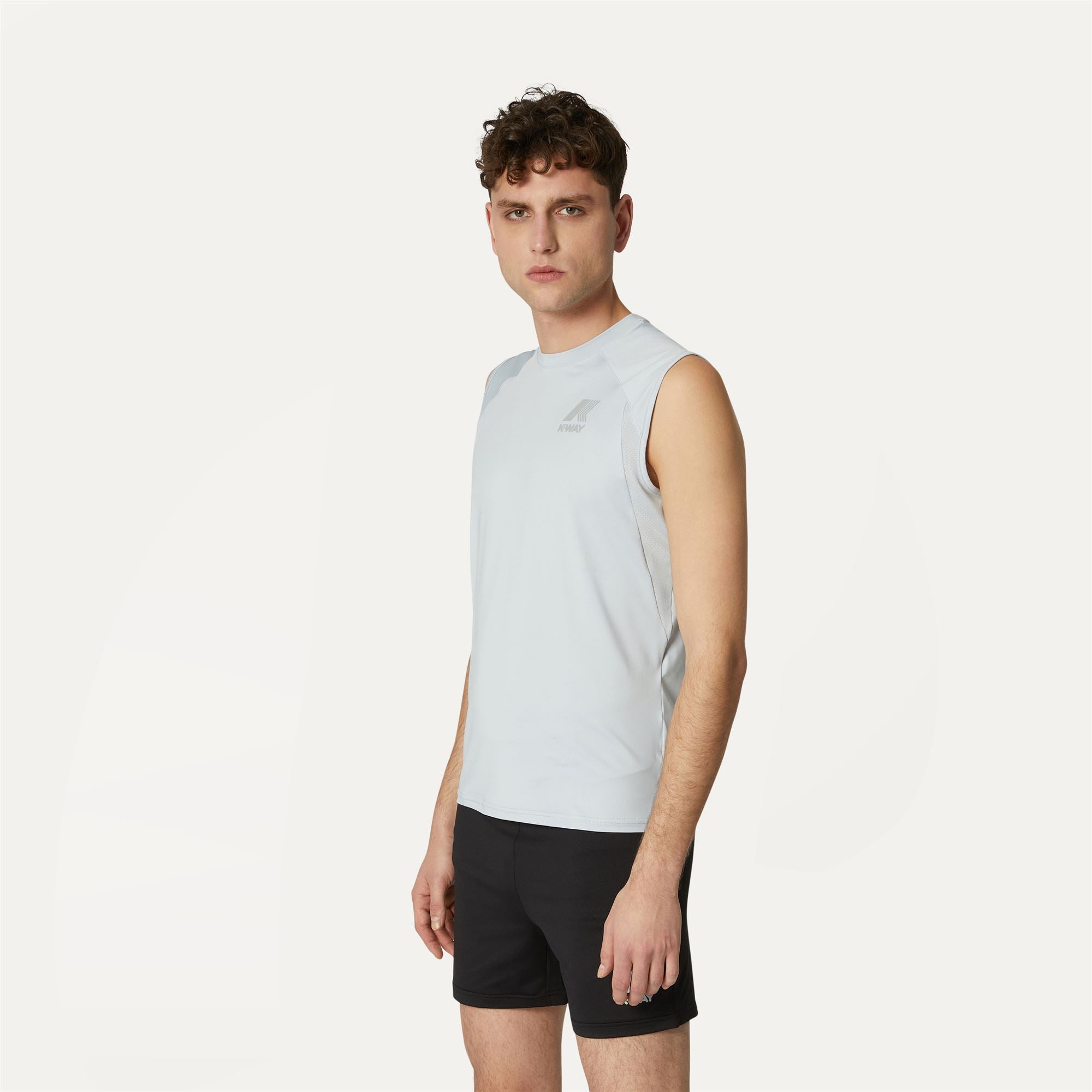 T-Shirts & Top_Man_MANTEN_Tank_Grey Lt - Commercial 5