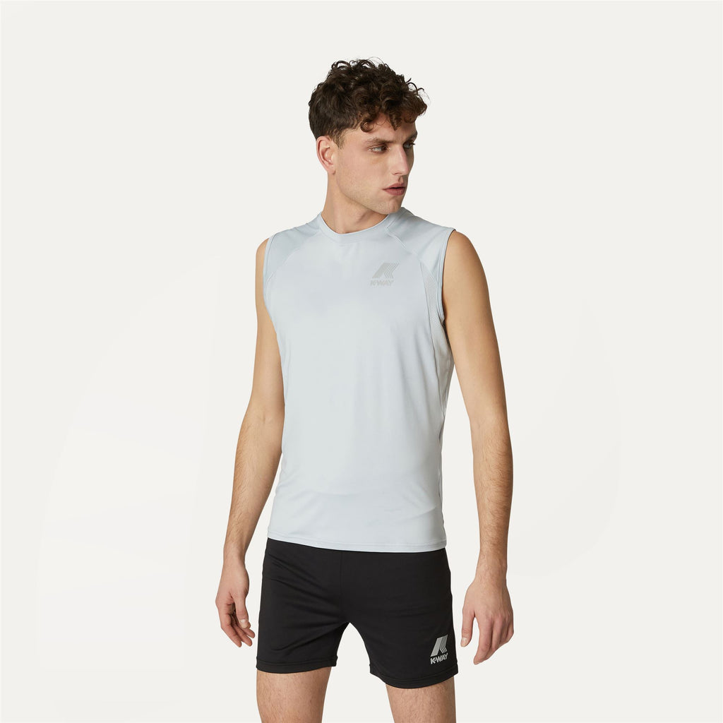 T-Shirts & Top_Man_MANTEN_Tank_Grey Lt - Commercial 4