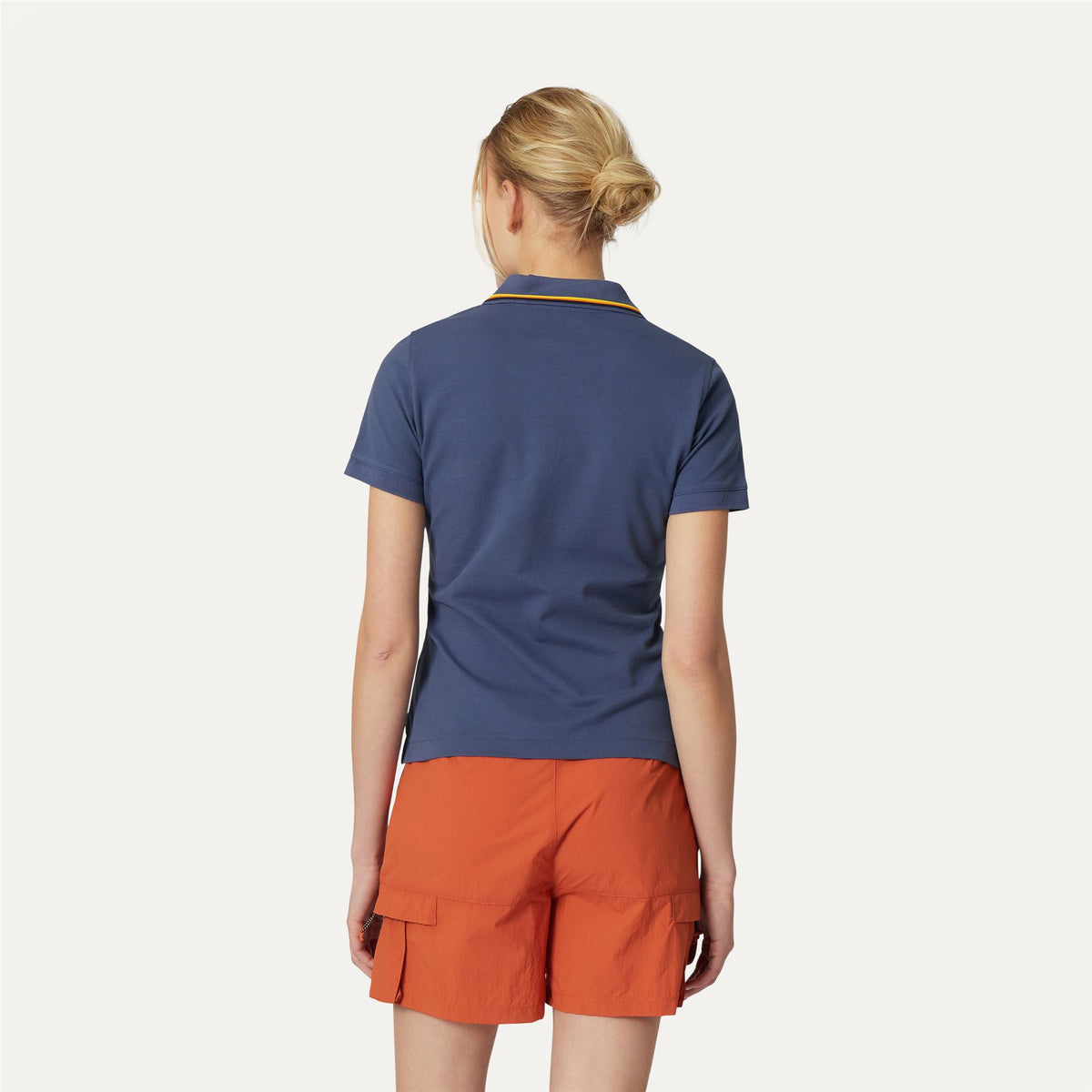 Polo Shirts_WOMAN_JEANNINE_Polo_Blue Indigo - Commercial 6