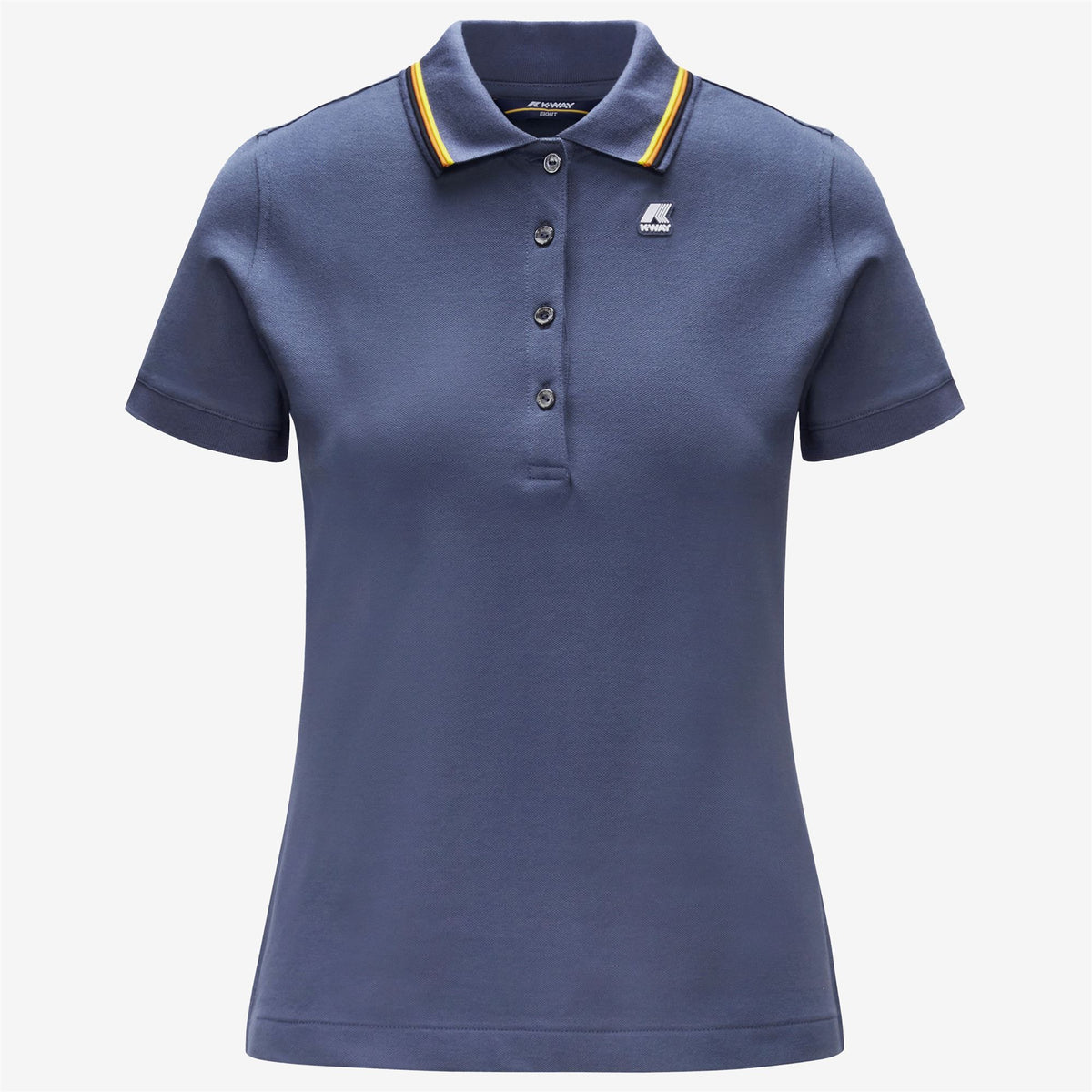 Polo Shirts_WOMAN_JEANNINE_Polo_Blue Indigo - Commercial 1