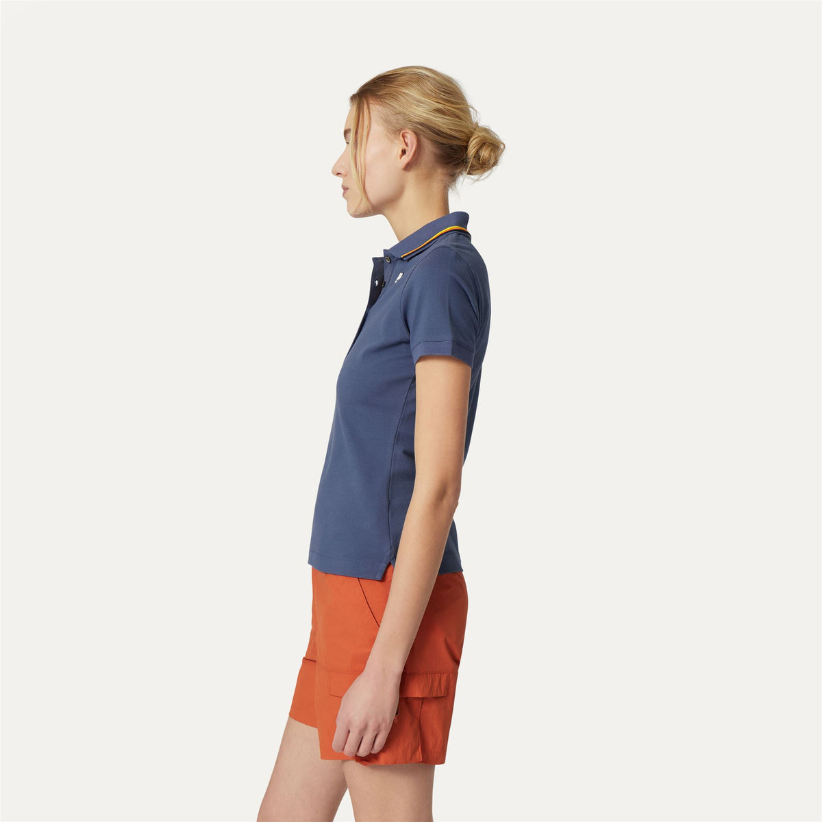 Polo Shirts_WOMAN_JEANNINE_Polo_Blue Indigo - Commercial 5