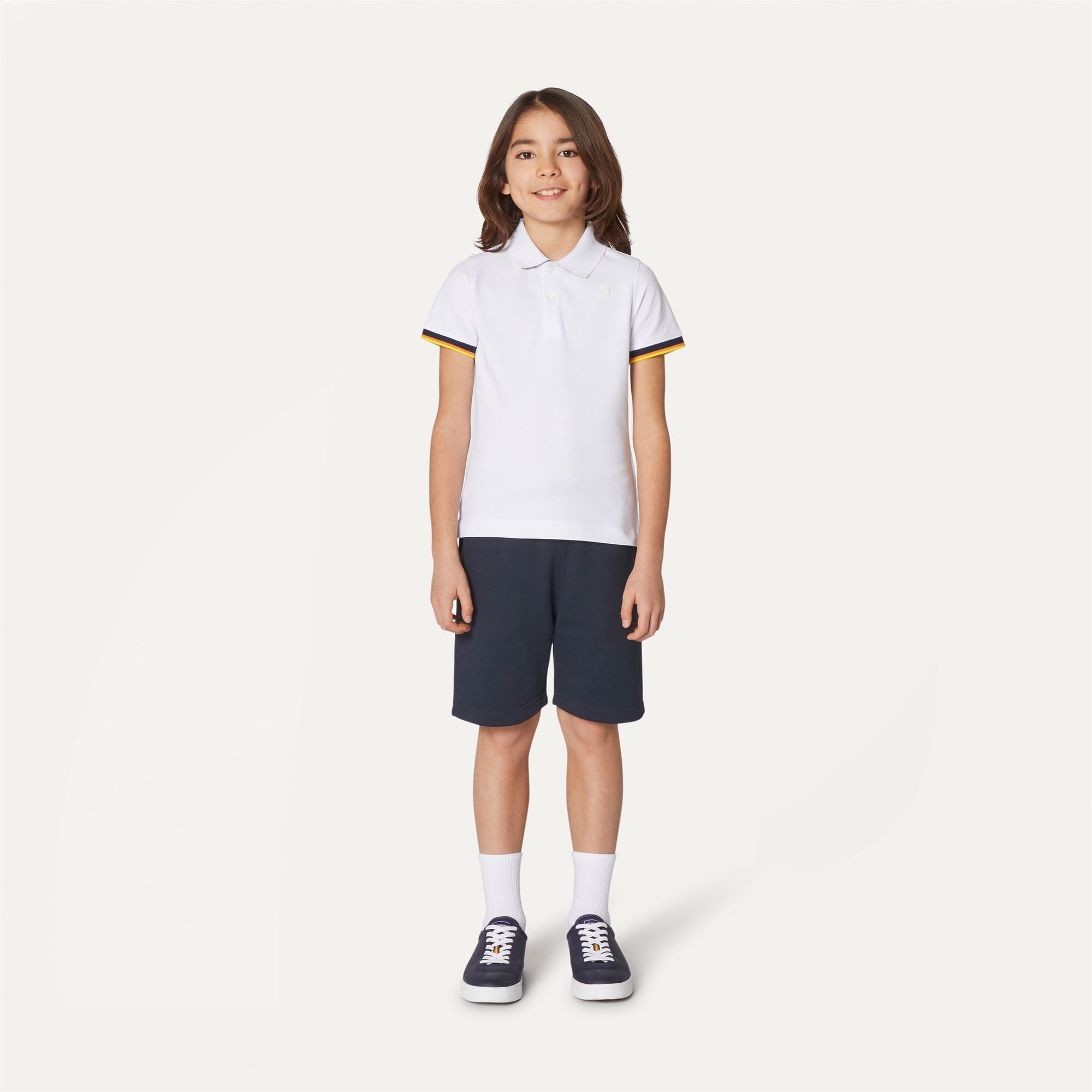 Polo Shirts_Boy_P. VINCENT_Polo_White - Commercial 4