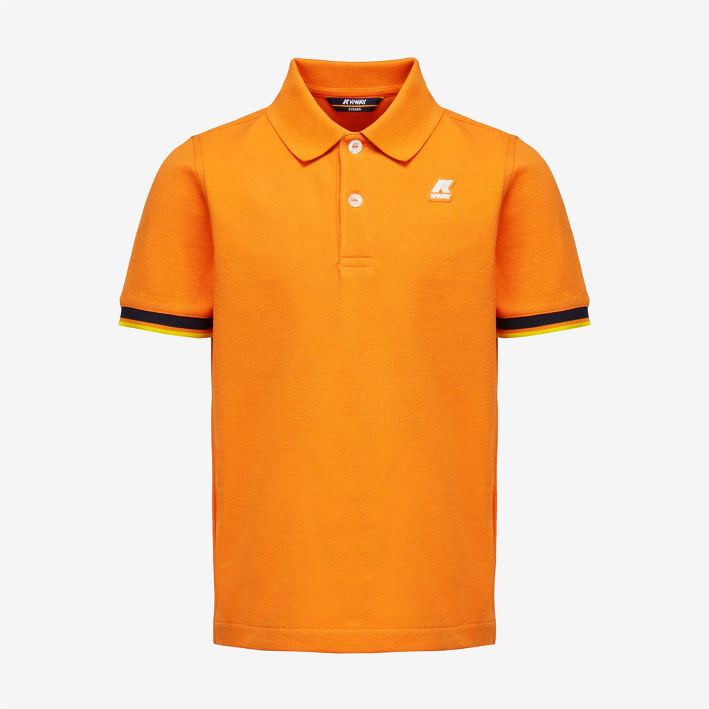 Polo Shirts_Boy_P. VINCENT_Polo_Orange Russet - Commercial 1